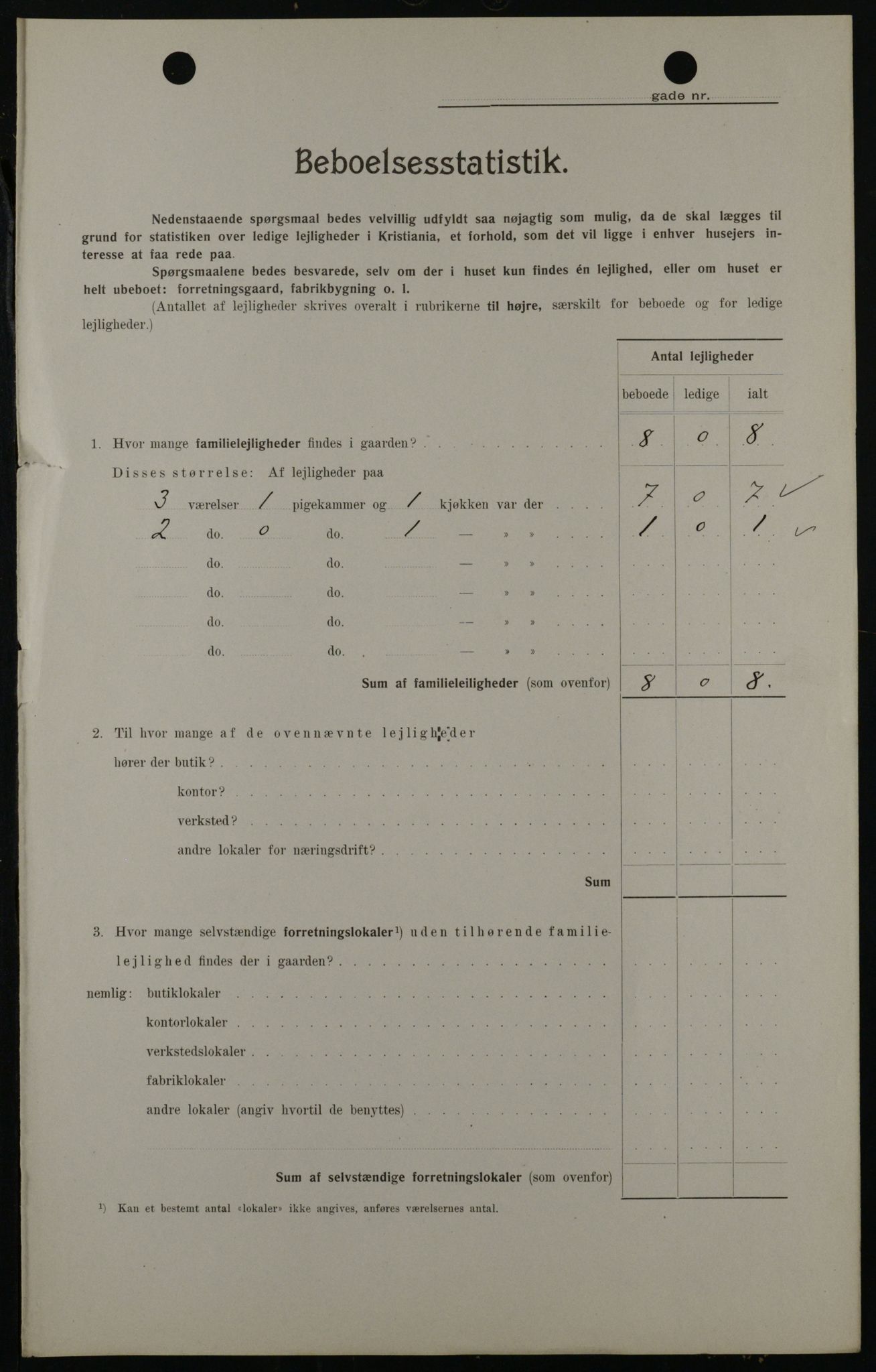 OBA, Kommunal folketelling 1.2.1908 for Kristiania kjøpstad, 1908, s. 25923