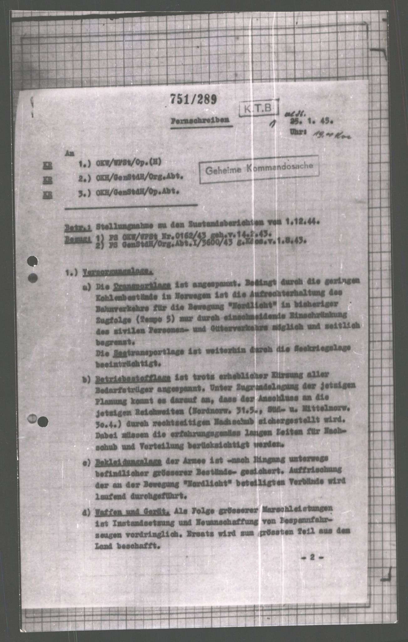 Forsvarets Overkommando. 2 kontor. Arkiv 11.4. Spredte tyske arkivsaker, AV/RA-RAFA-7031/D/Dar/Dara/L0002: Krigsdagbøker for 20. Gebirgs-Armee-Oberkommando (AOK 20), 1945, s. 306