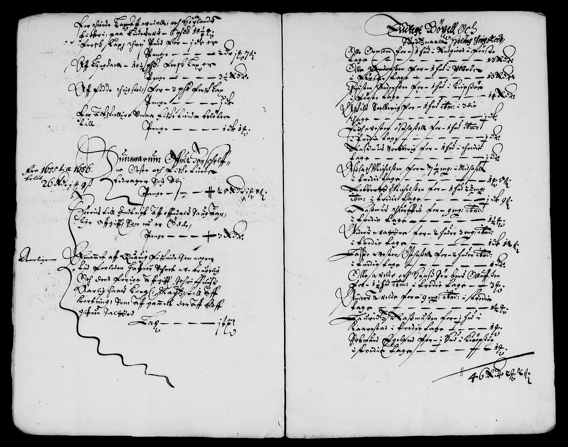 Rentekammeret inntil 1814, Reviderte regnskaper, Lensregnskaper, AV/RA-EA-5023/R/Rb/Rbr/L0021: Lista len, 1655-1659