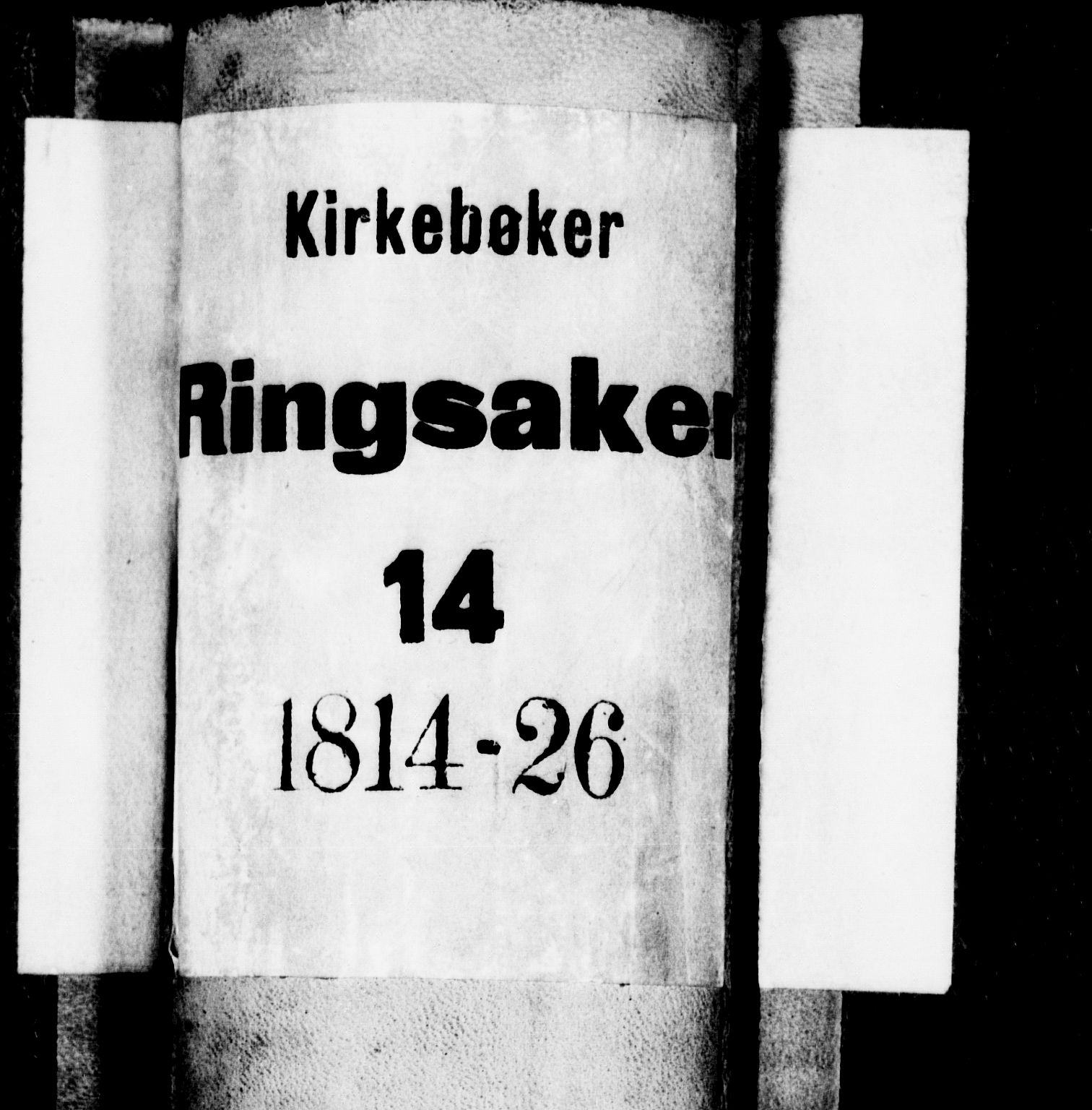 Ringsaker prestekontor, SAH/PREST-014/L/La/L0001: Klokkerbok nr. 1, 1814-1826