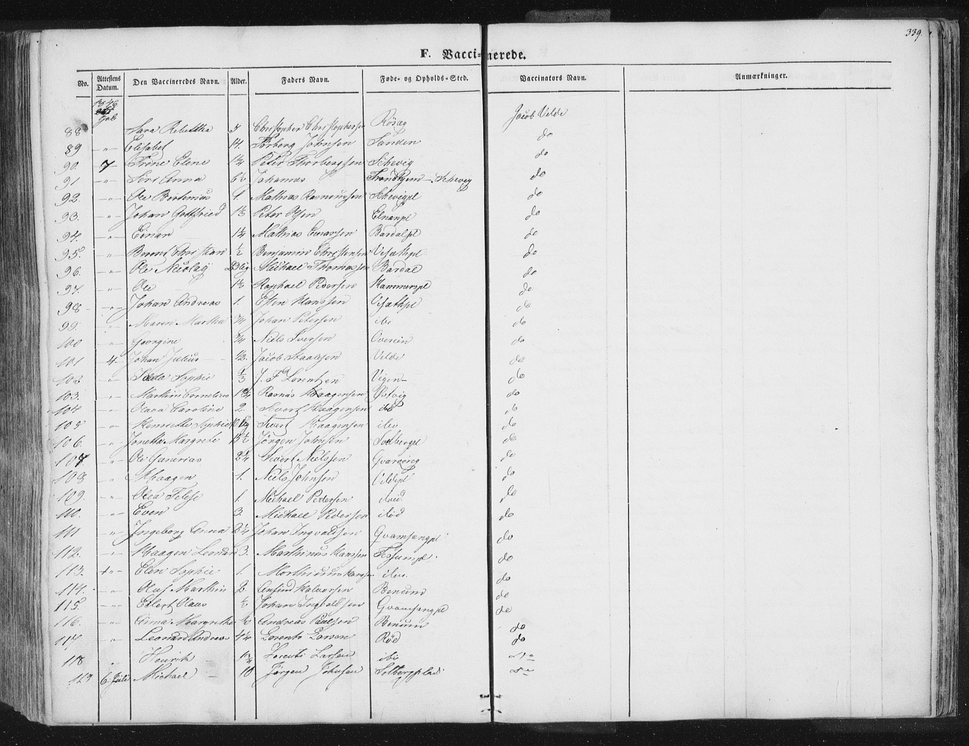 Ministerialprotokoller, klokkerbøker og fødselsregistre - Nord-Trøndelag, SAT/A-1458/741/L0392: Ministerialbok nr. 741A06, 1836-1848, s. 339