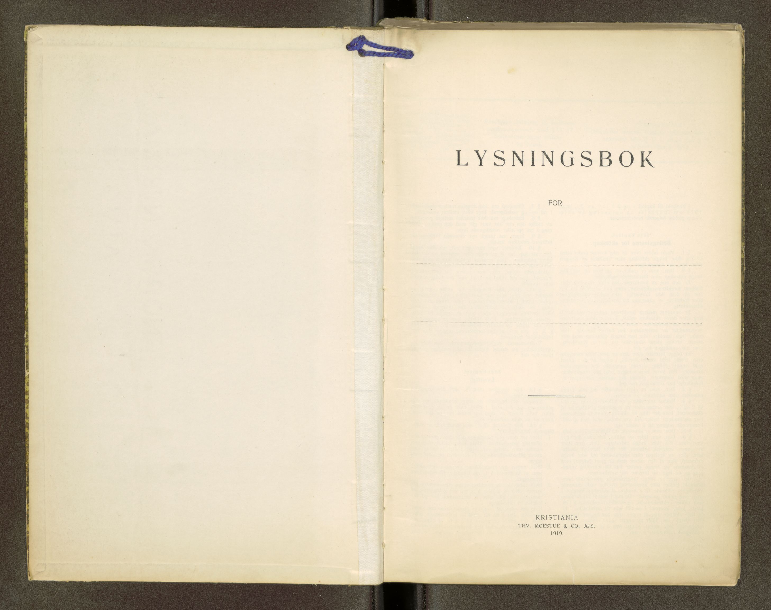 Bodø sorenskriveri, AV/SAT-A-0022/1/6/6D/L0001: Vigsel og lysningsprotokoller, 1919-1947