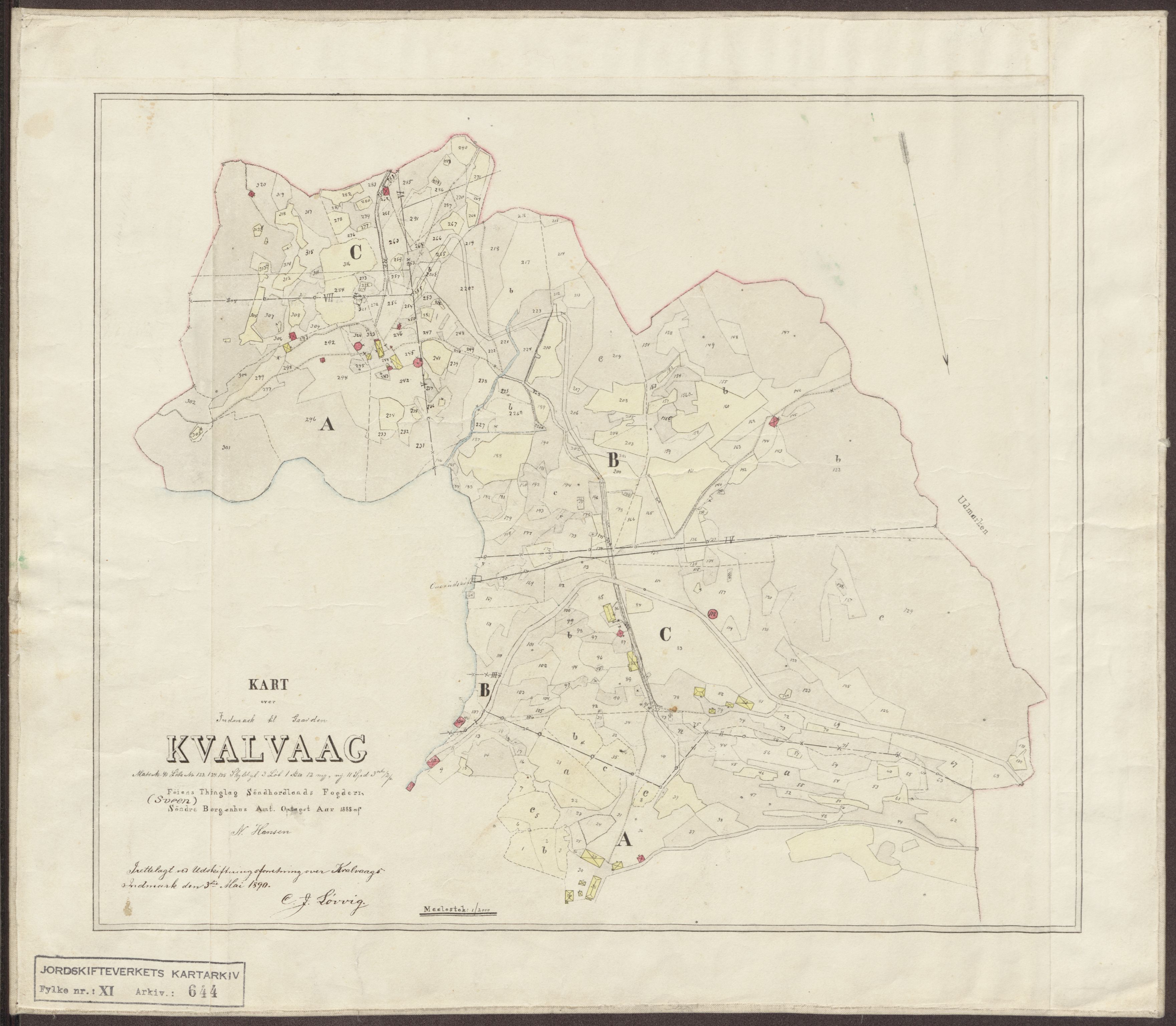 Jordskifteverkets kartarkiv, AV/RA-S-3929/T, 1859-1988, s. 765