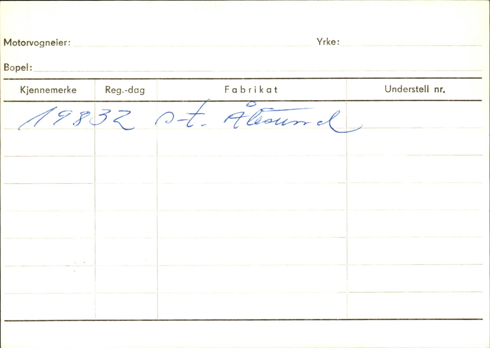 Statens vegvesen, Sogn og Fjordane vegkontor, AV/SAB-A-5301/4/F/L0124: Eigarregister Sogndal A-U, 1945-1975, s. 110