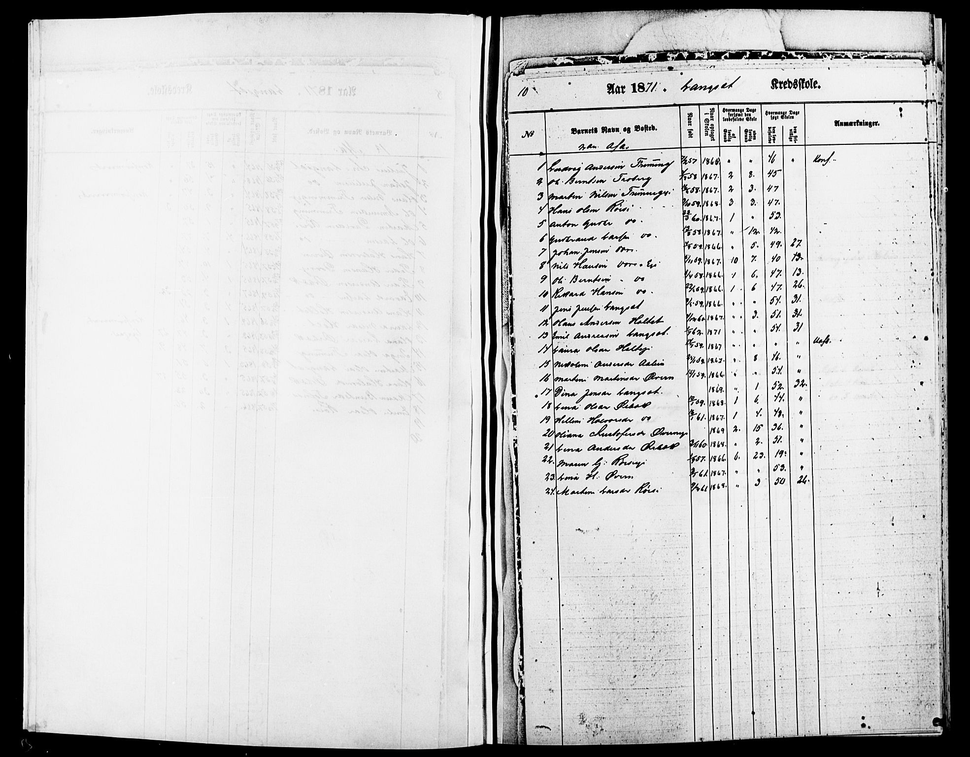 Eidsvoll prestekontor Kirkebøker, AV/SAO-A-10888/O/Oa/L0004: Annen kirkebok nr. 4, 1870-1896, s. 10