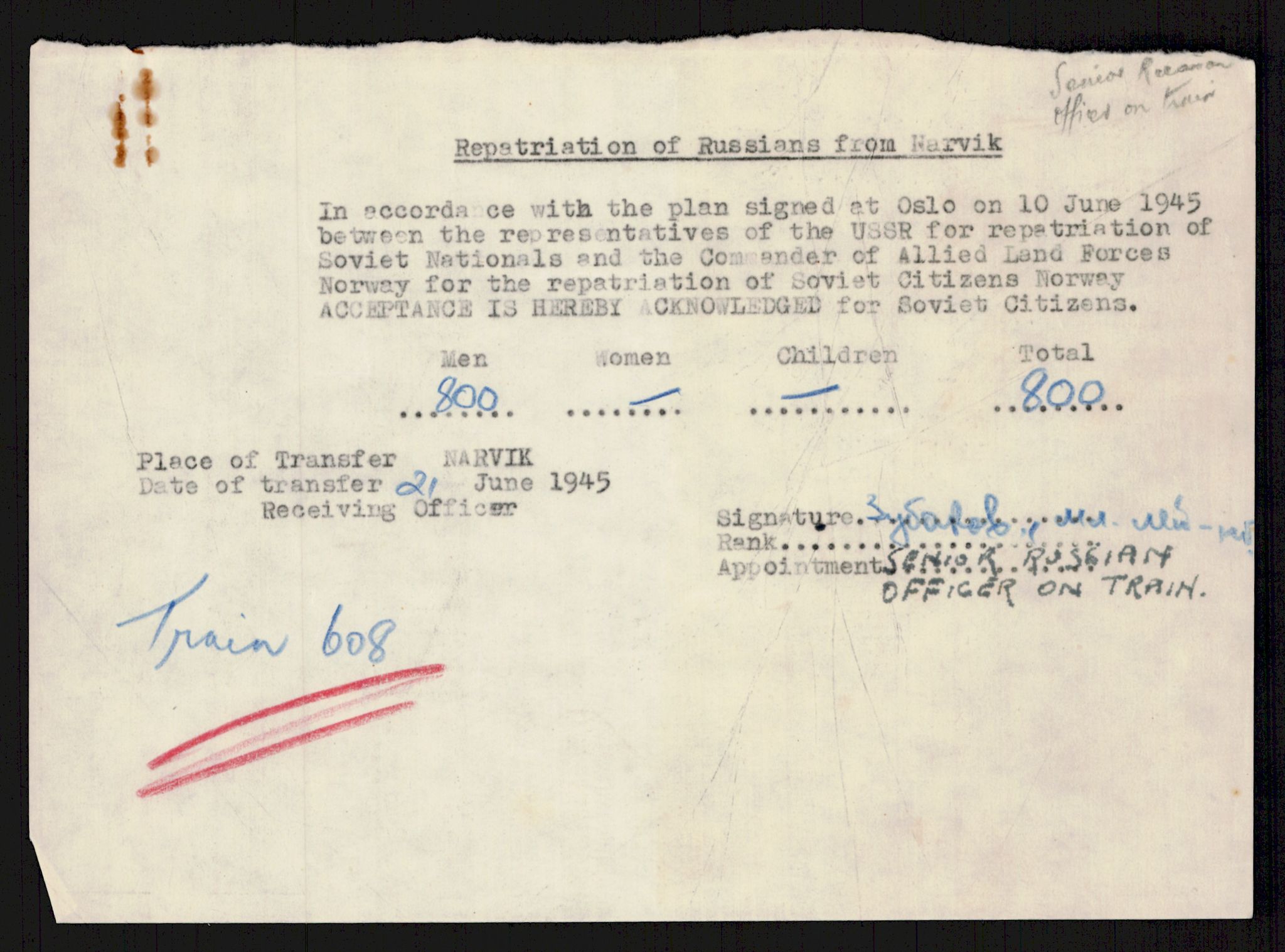 Flyktnings- og fangedirektoratet, Repatrieringskontoret, RA/S-1681/D/Db/L0016: Displaced Persons (DPs) og sivile tyskere, 1945-1948, s. 833