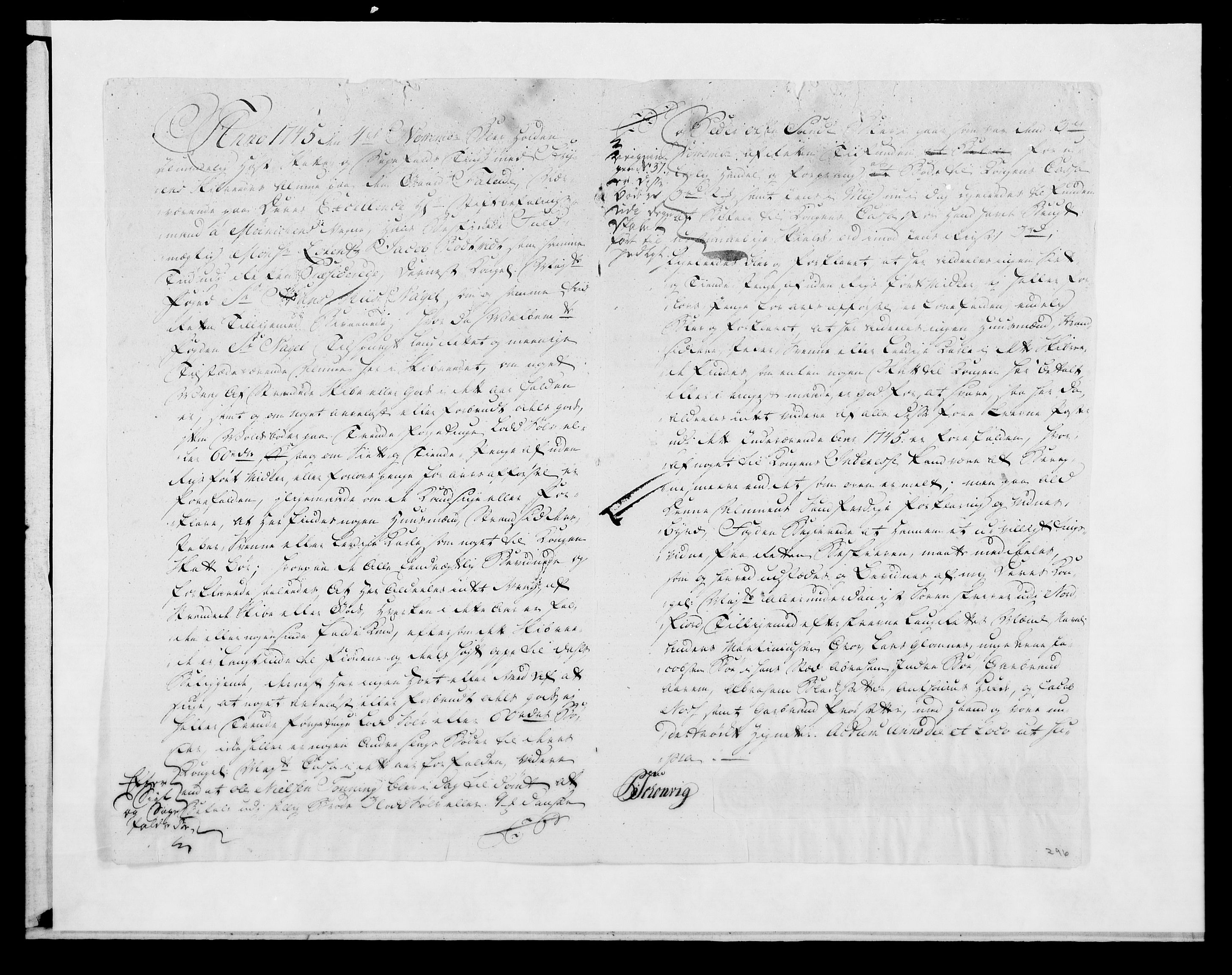 Rentekammeret inntil 1814, Reviderte regnskaper, Fogderegnskap, AV/RA-EA-4092/R53/L3471: Fogderegnskap Sunn- og Nordfjord, 1745, s. 138