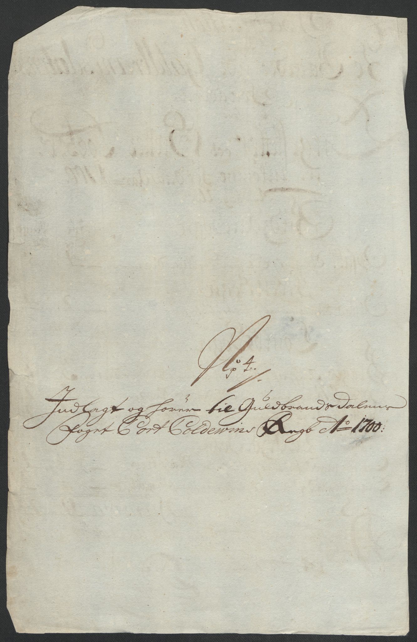 Rentekammeret inntil 1814, Reviderte regnskaper, Fogderegnskap, AV/RA-EA-4092/R17/L1173: Fogderegnskap Gudbrandsdal, 1700, s. 48