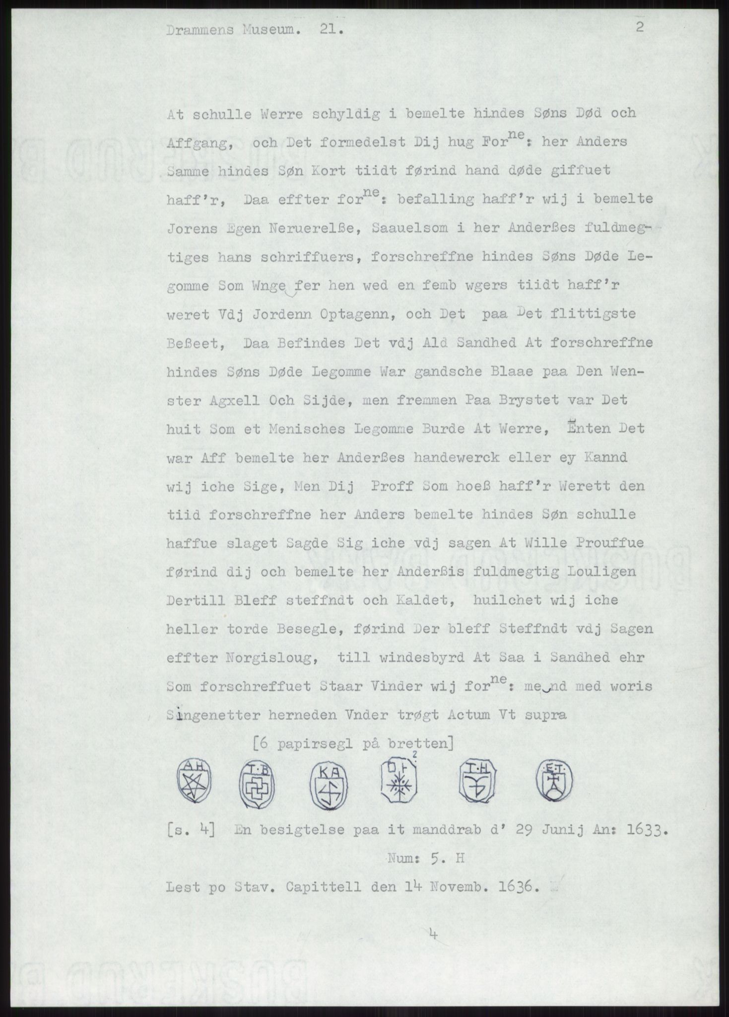 Samlinger til kildeutgivelse, Diplomavskriftsamlingen, RA/EA-4053/H/Ha, s. 1633