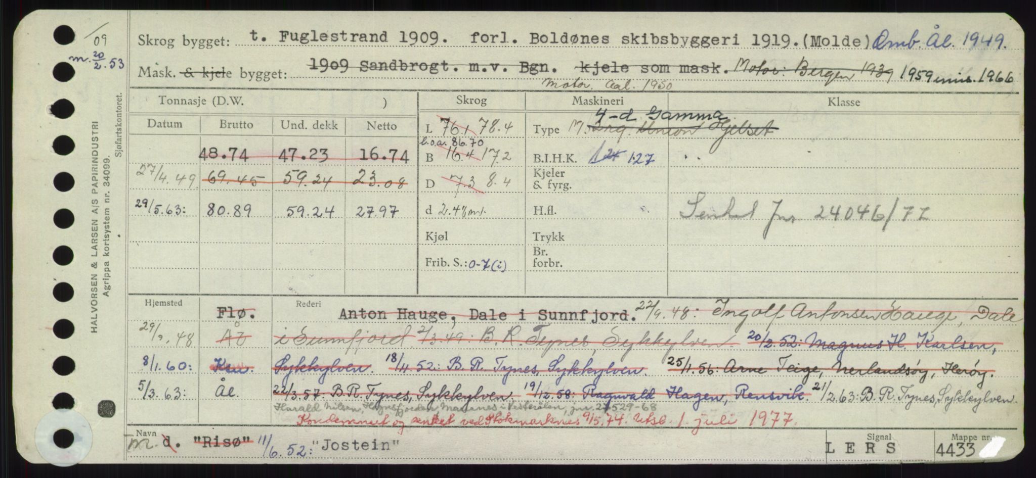 Sjøfartsdirektoratet med forløpere, Skipsmålingen, RA/S-1627/H/Hd/L0019: Fartøy, J, s. 585