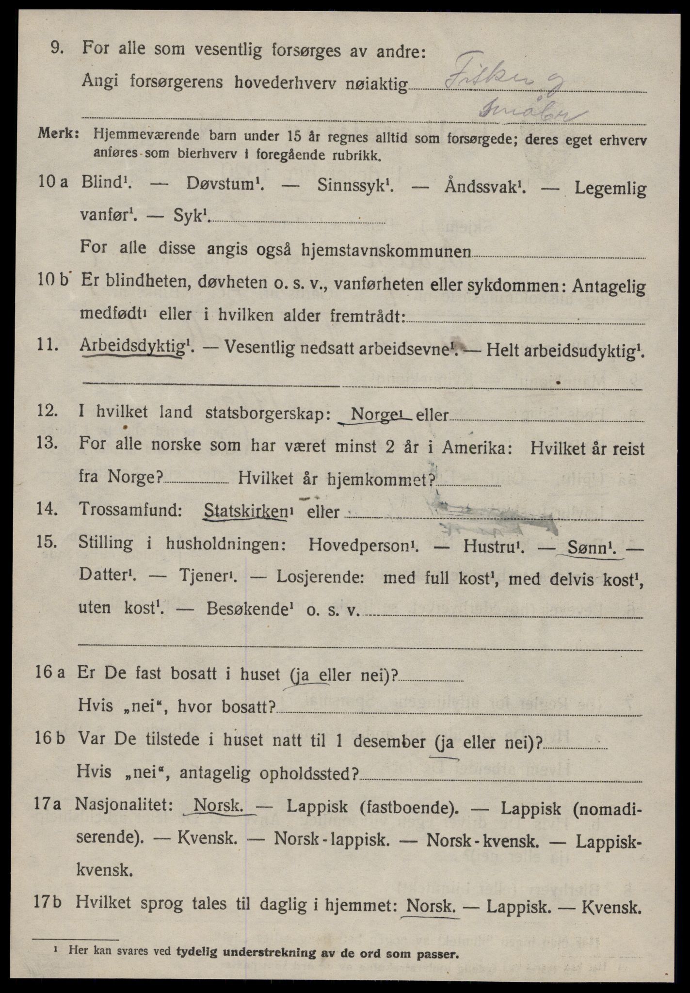 SAT, Folketelling 1920 for 1632 Roan herred, 1920, s. 812