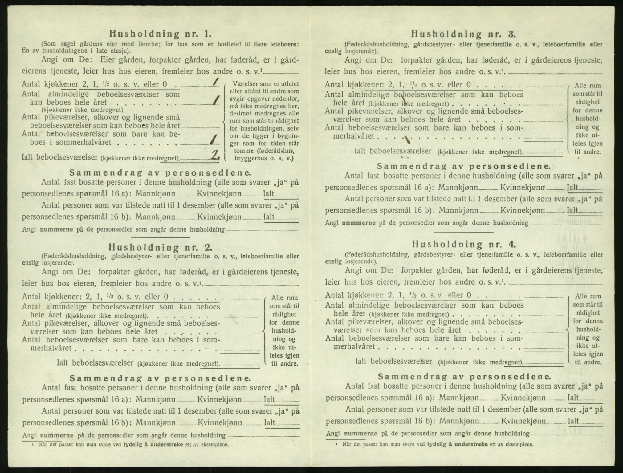 SAK, Folketelling 1920 for 1041 Lista herred, 1920, s. 2844