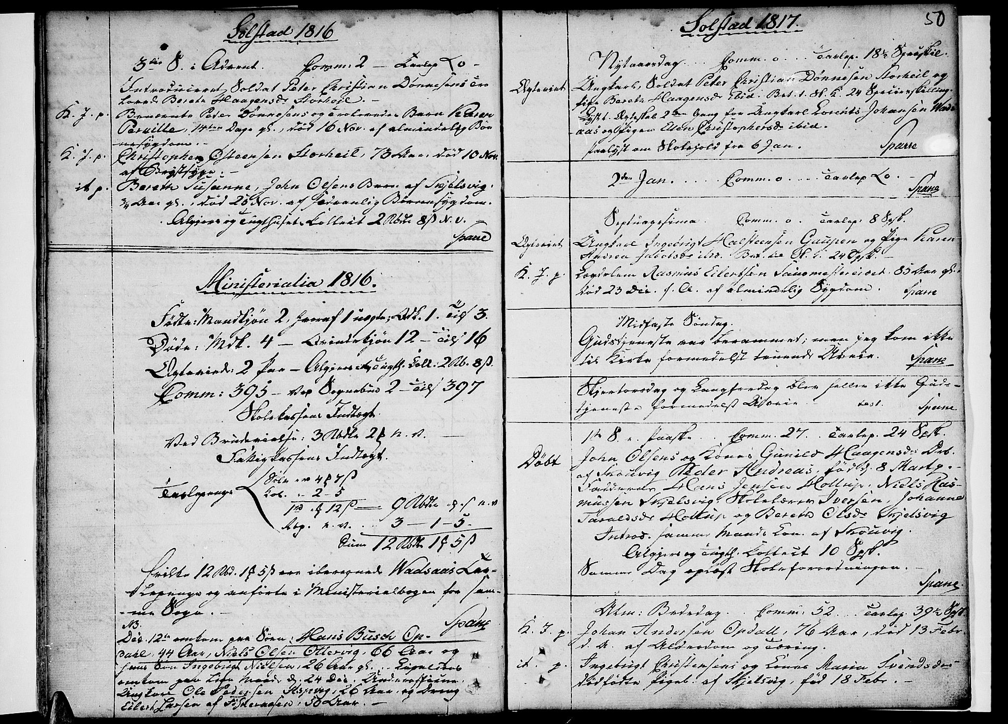 Ministerialprotokoller, klokkerbøker og fødselsregistre - Nordland, SAT/A-1459/811/L0164: Ministerialbok nr. 811A02, 1752-1819, s. 50