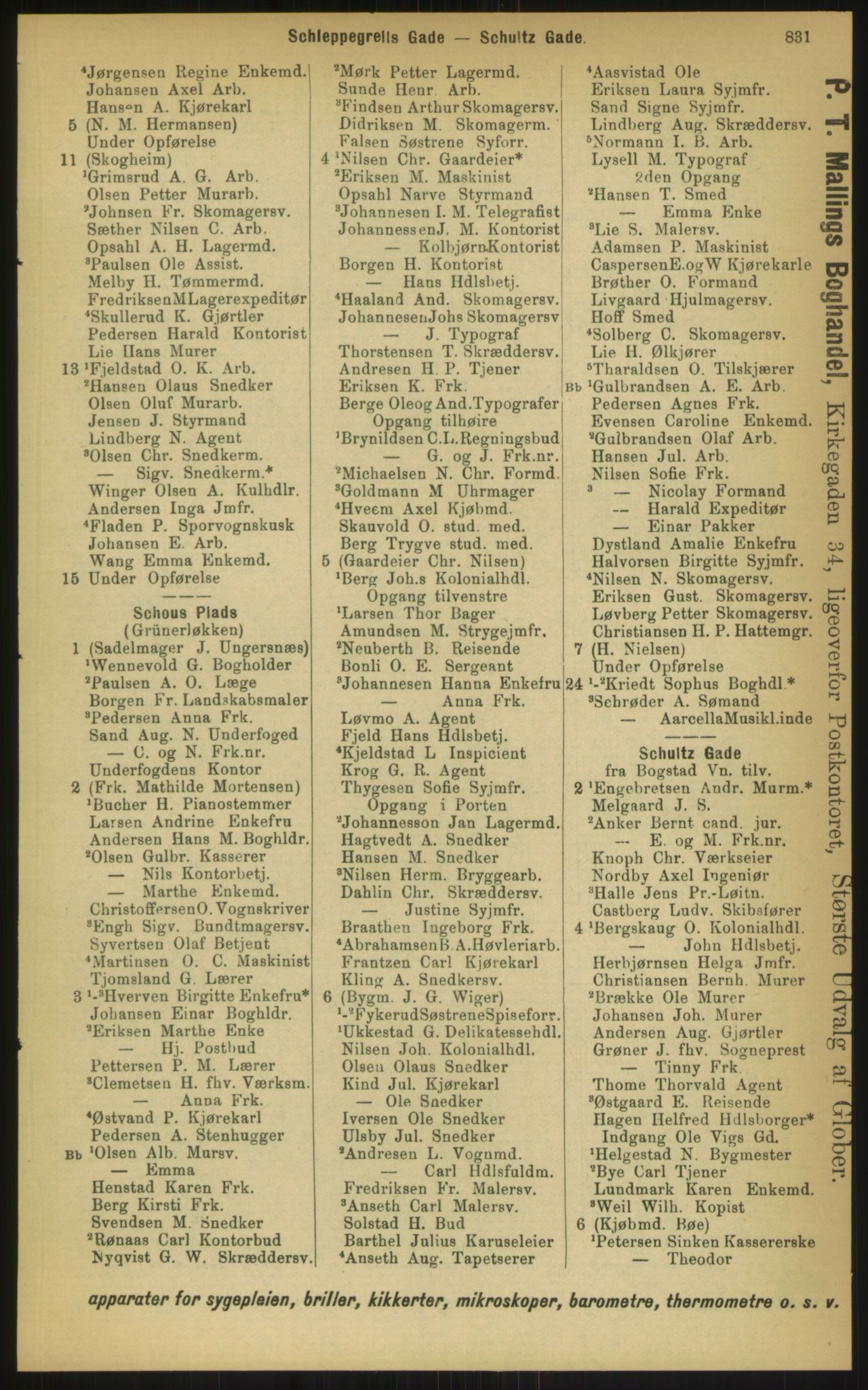 Kristiania/Oslo adressebok, PUBL/-, 1897, s. 831