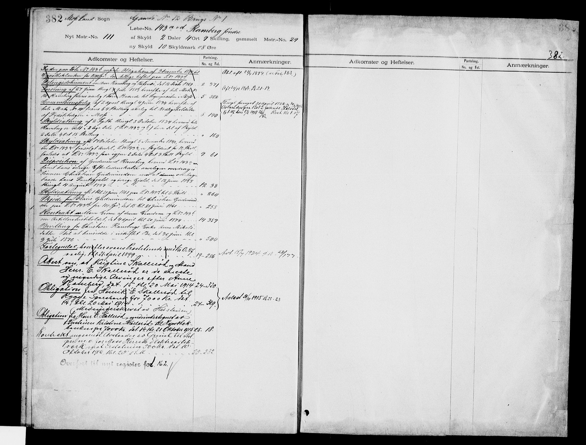 Moss sorenskriveri, SAO/A-10168: Panteregister nr. IV 3b, 1769-1926, s. 382