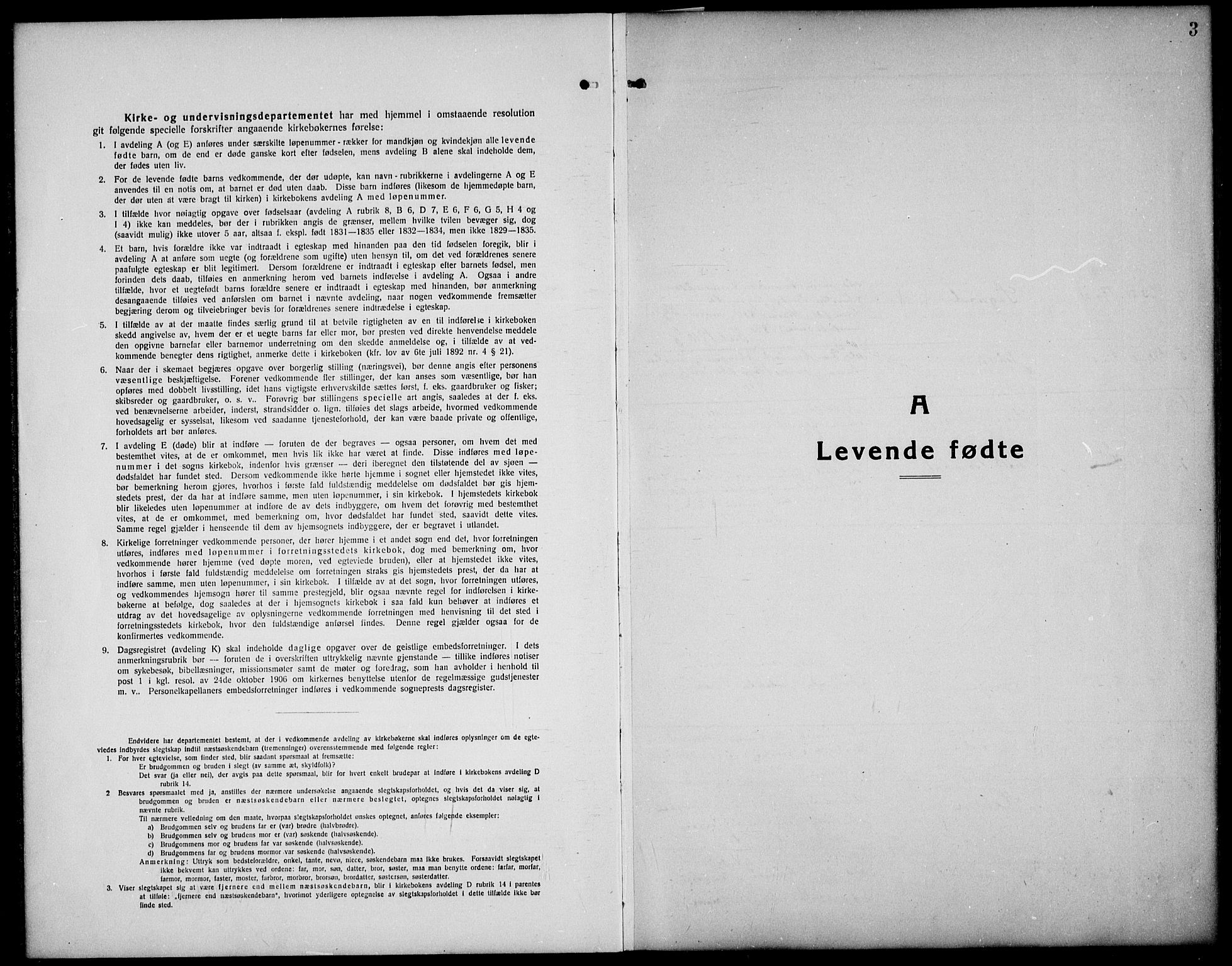 Hedrum kirkebøker, SAKO/A-344/G/Gb/L0002: Klokkerbok nr. II 2, 1921-1936, s. 3