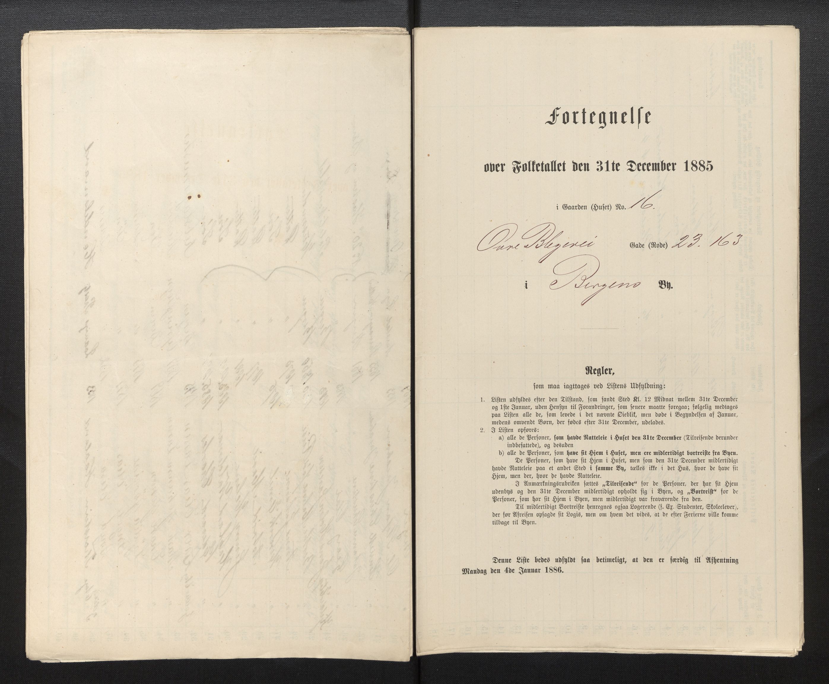 SAB, Folketelling 1885 for 1301 Bergen kjøpstad, 1885, s. 517