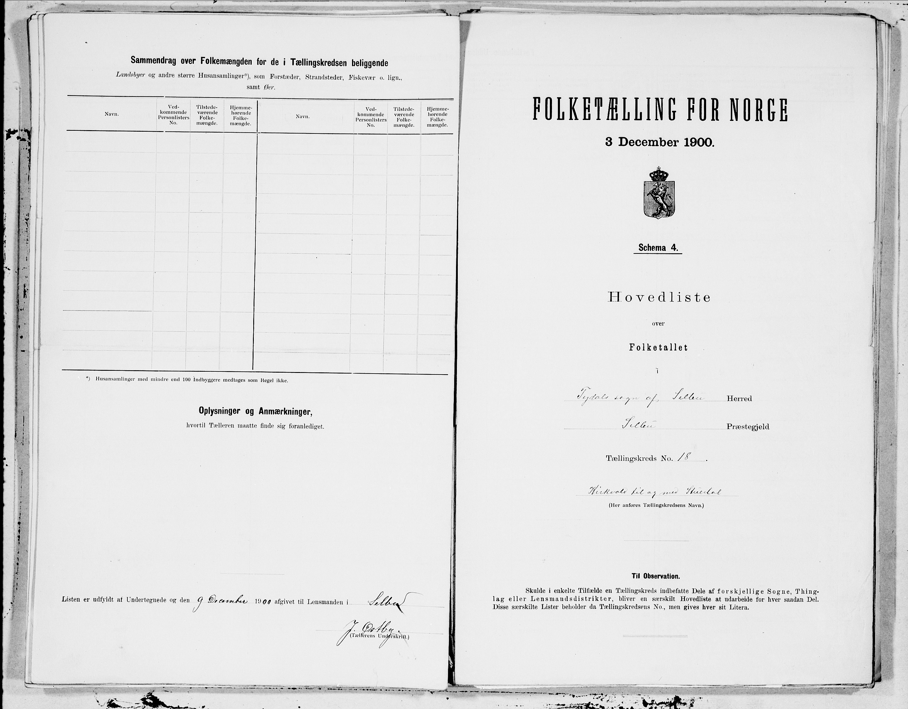 SAT, Folketelling 1900 for 1664 Selbu herred, 1900, s. 36