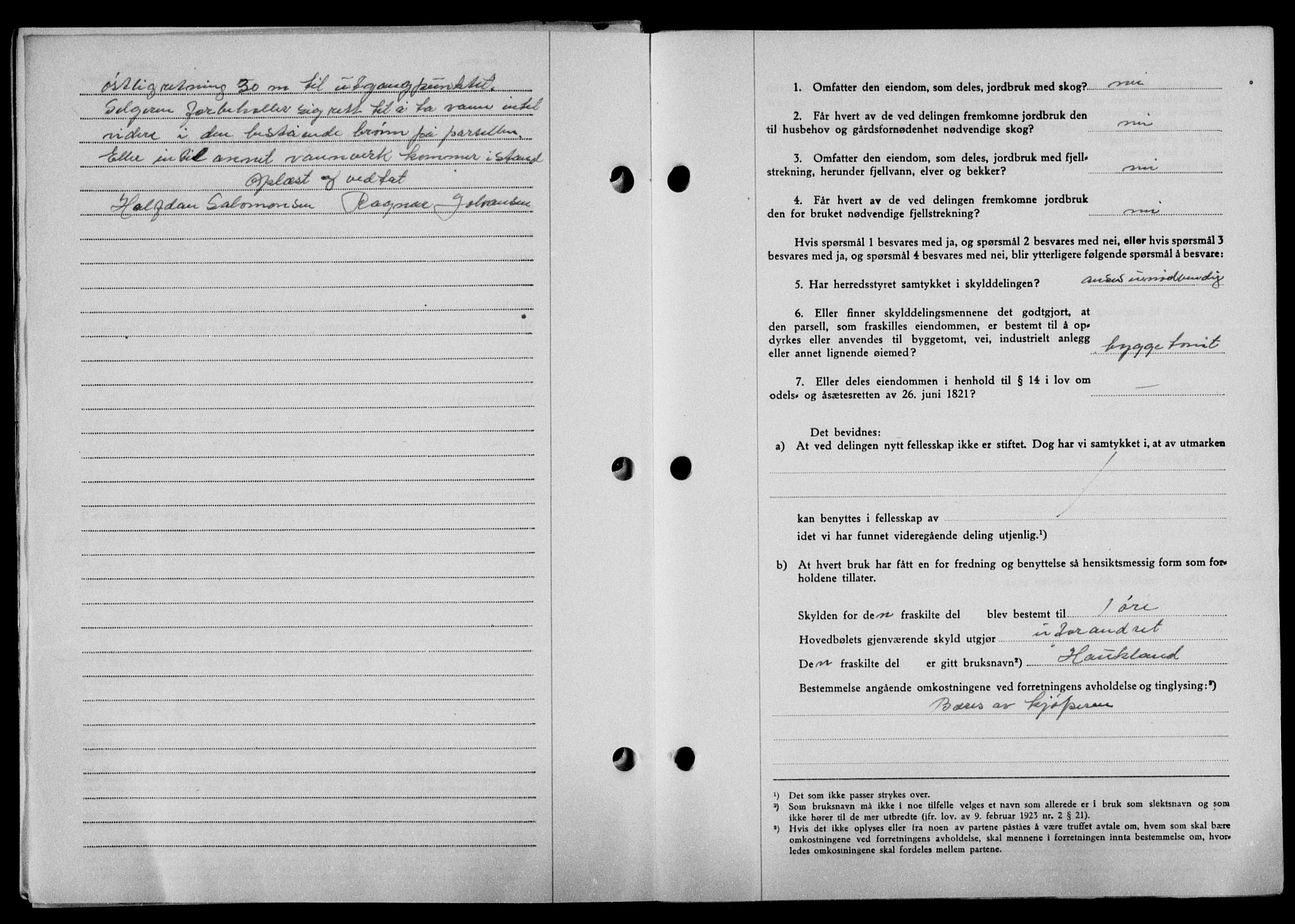 Lofoten sorenskriveri, SAT/A-0017/1/2/2C/L0014a: Pantebok nr. 14a, 1946-1946, Dagboknr: 1561/1946