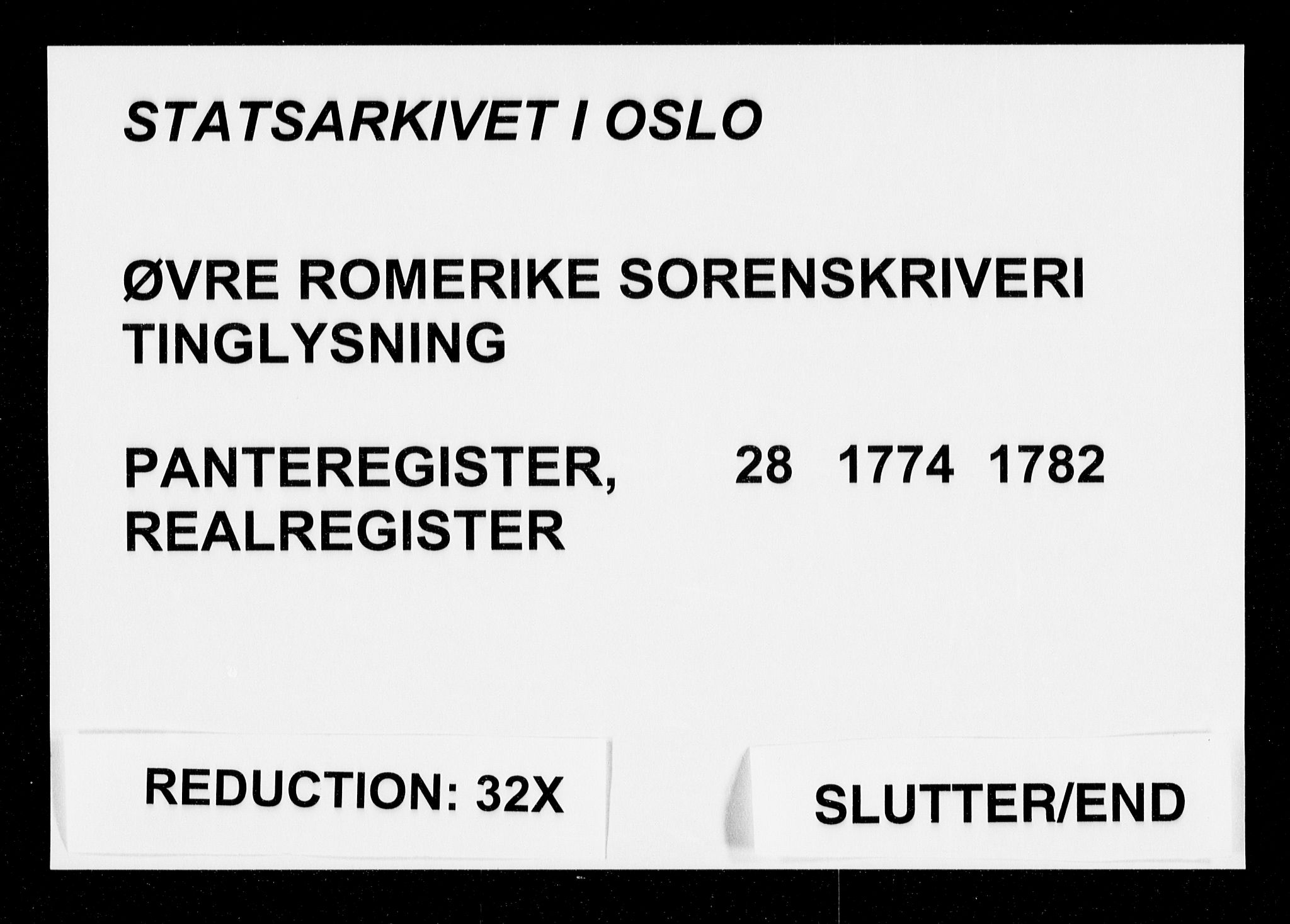 Øvre Romerike sorenskriveri, SAO/A-10649/G/Ga/Gae/L0003: Panteregister nr. 3, 1774-1782