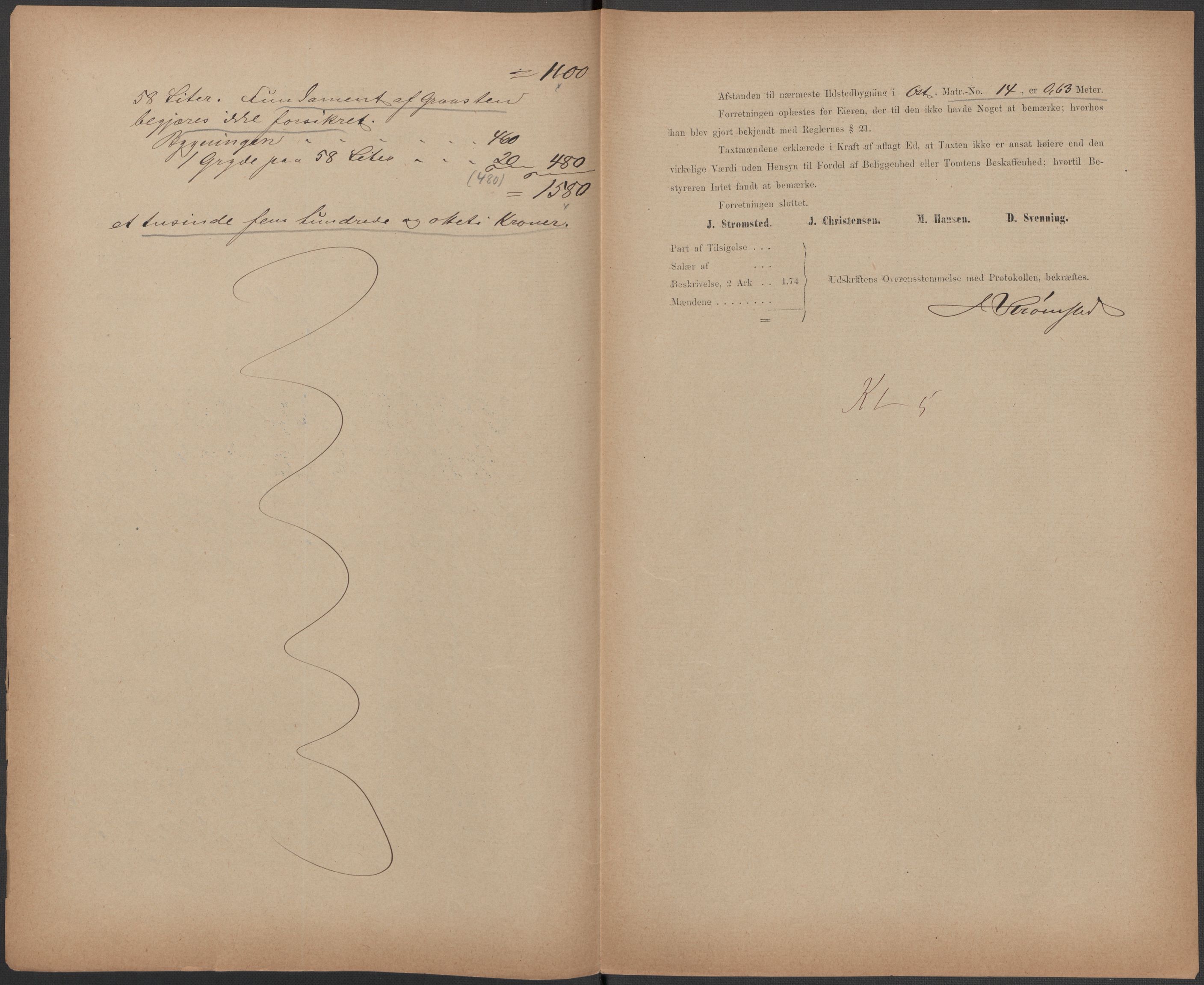 Norges Brannkasse, AV/RA-S-1549/E/Eu/L0010: Branntakster for Vadsø by, 1854-1949, s. 33