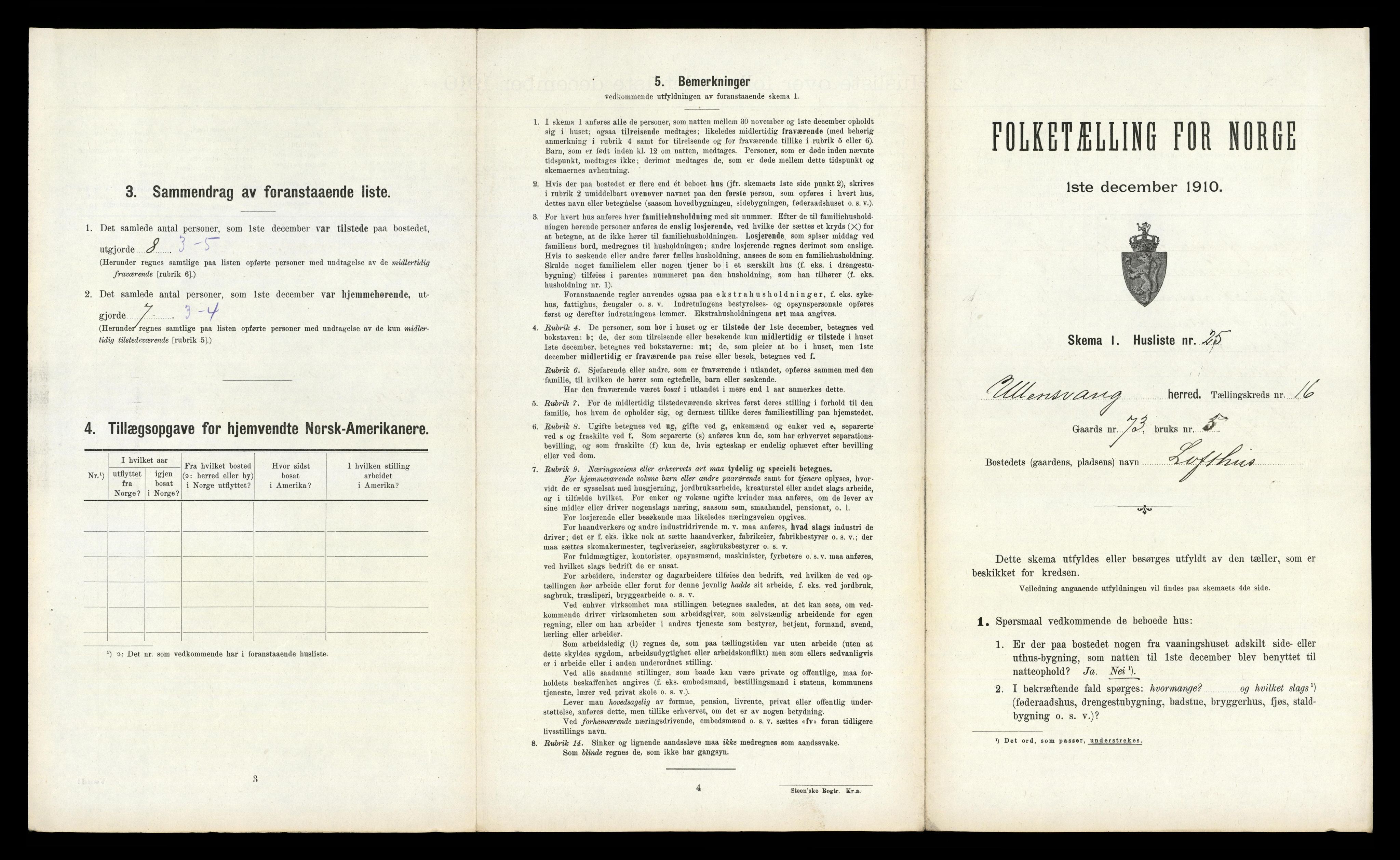 RA, Folketelling 1910 for 1230 Ullensvang herred, 1910, s. 2015