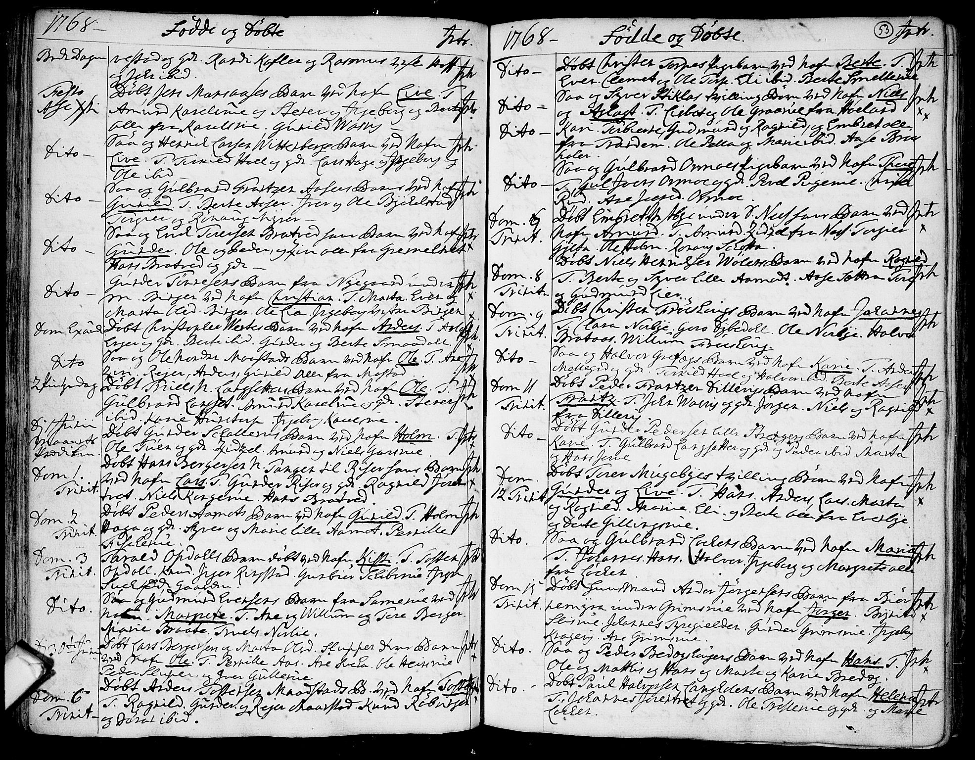 Trøgstad prestekontor Kirkebøker, AV/SAO-A-10925/F/Fa/L0004: Ministerialbok nr. I 4, 1750-1784, s. 53