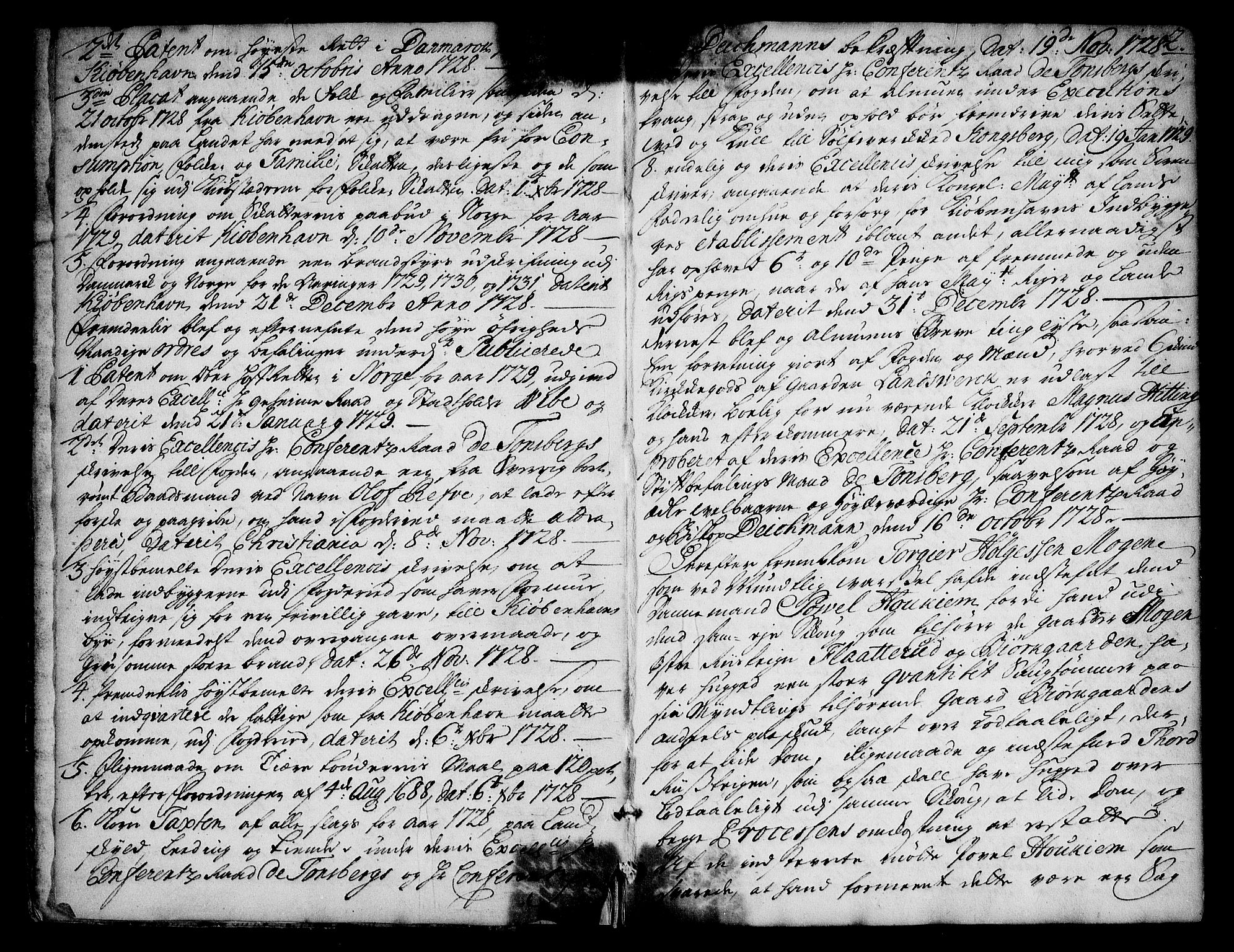 Numedal og Sandsvær sorenskriveri, AV/SAKO-A-128/F/Fa/Faa/L0059: Tingbok, 1729, s. 1b-2a