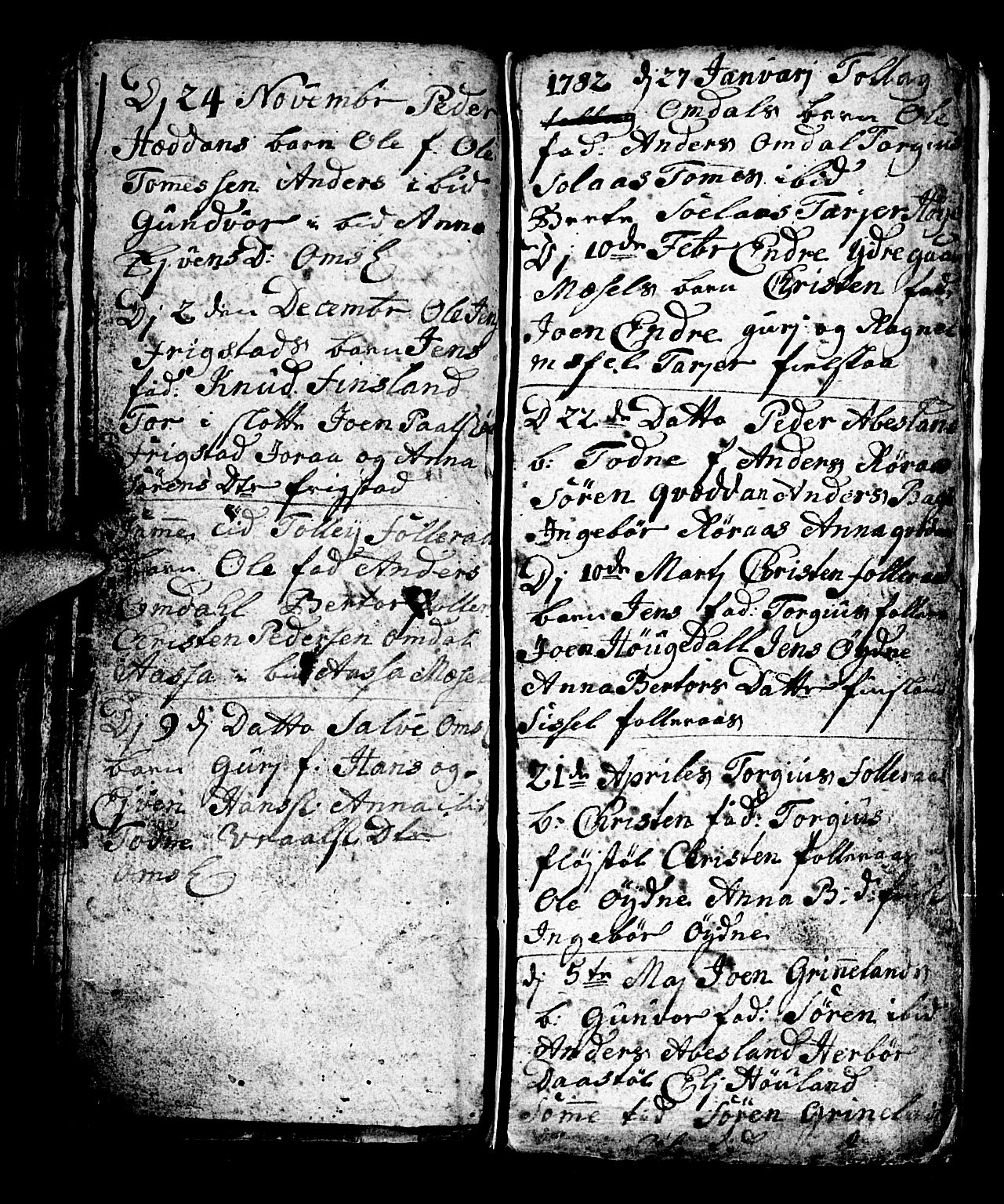 Bjelland sokneprestkontor, SAK/1111-0005/F/Fb/Fbb/L0001: Klokkerbok nr. B 1, 1732-1782, s. 118