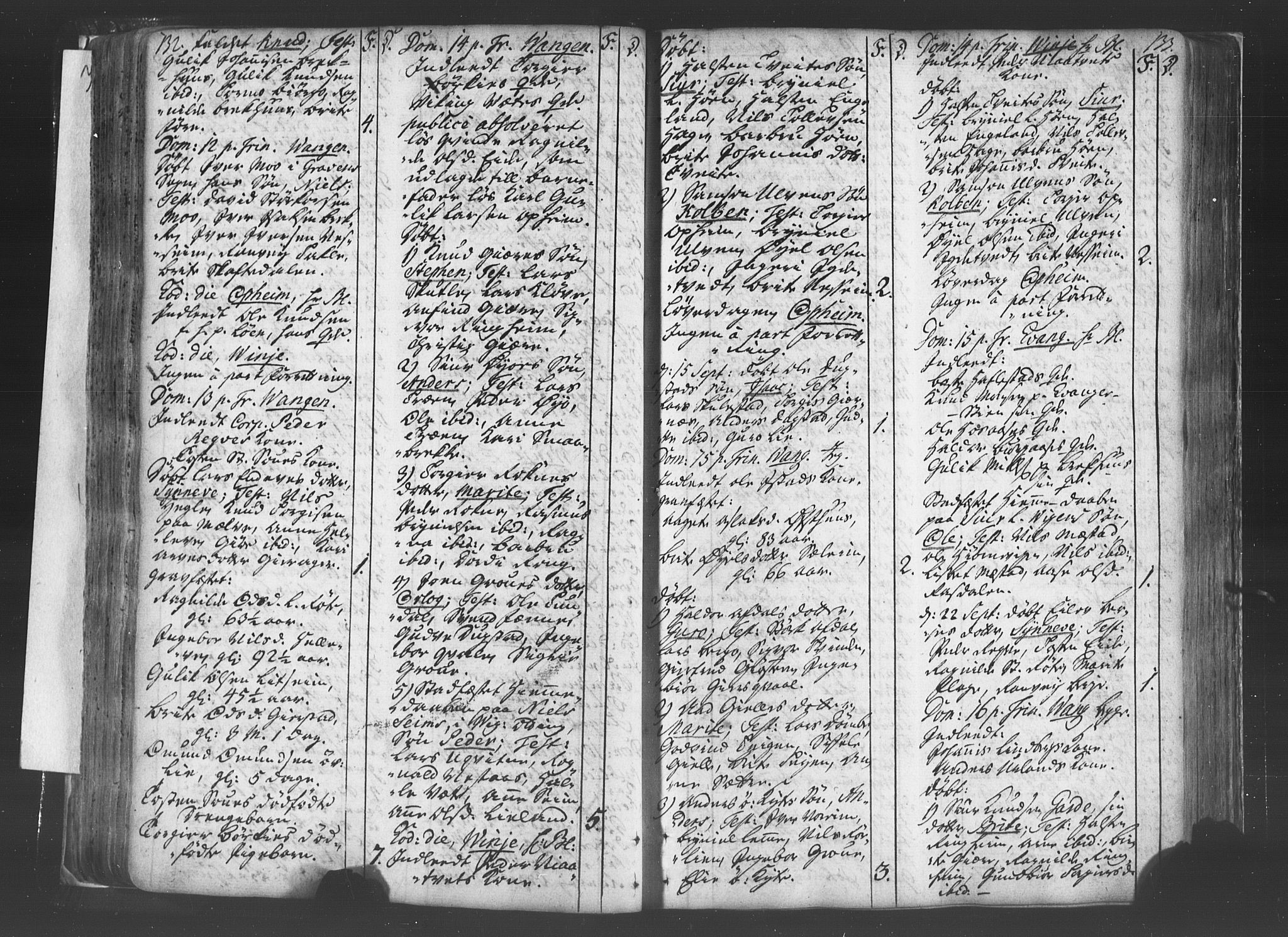 Voss sokneprestembete, AV/SAB-A-79001/H/Haa: Ministerialbok nr. A 8, 1752-1780, s. 132-133
