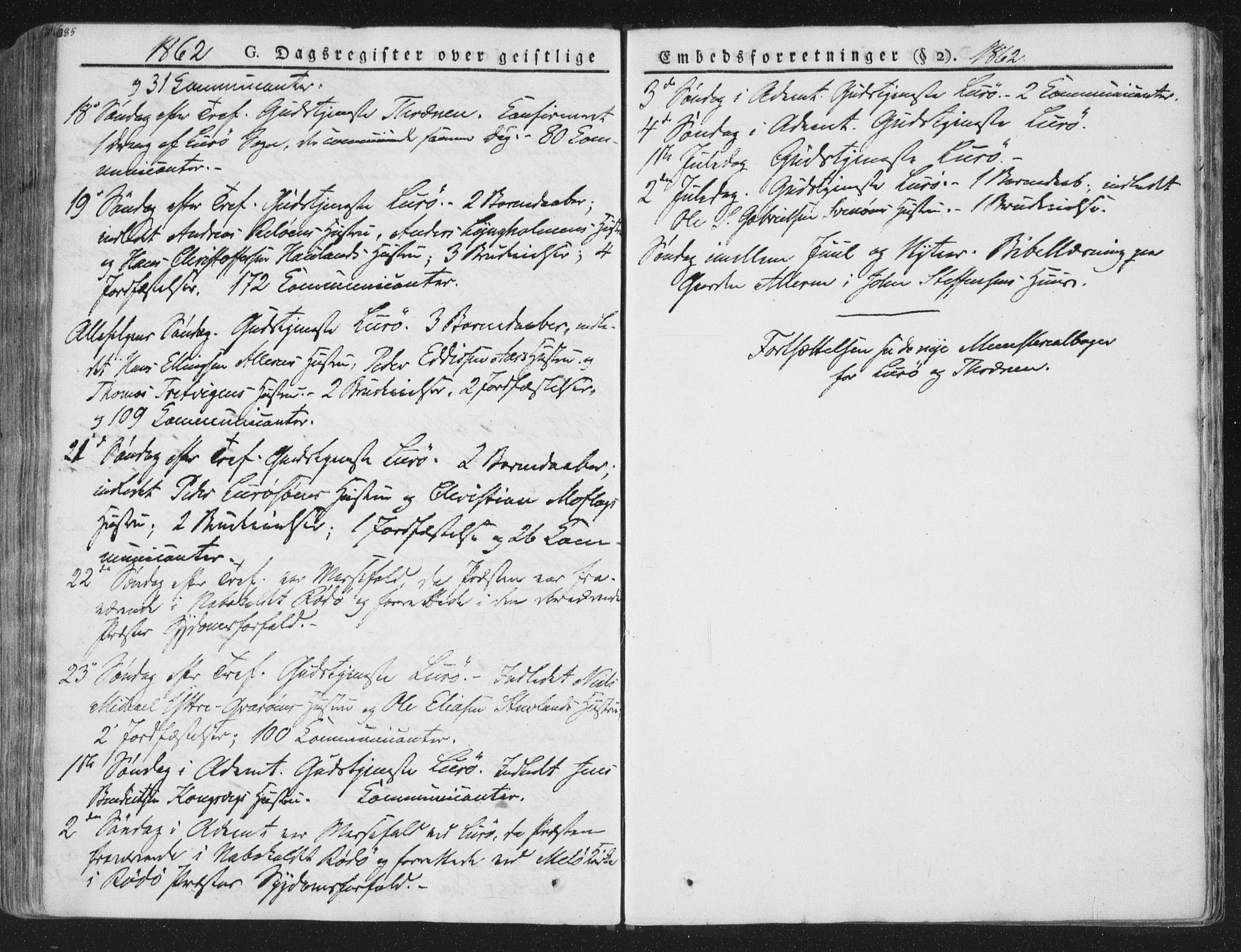 Ministerialprotokoller, klokkerbøker og fødselsregistre - Nordland, AV/SAT-A-1459/839/L0566: Ministerialbok nr. 839A03, 1825-1862, s. 685