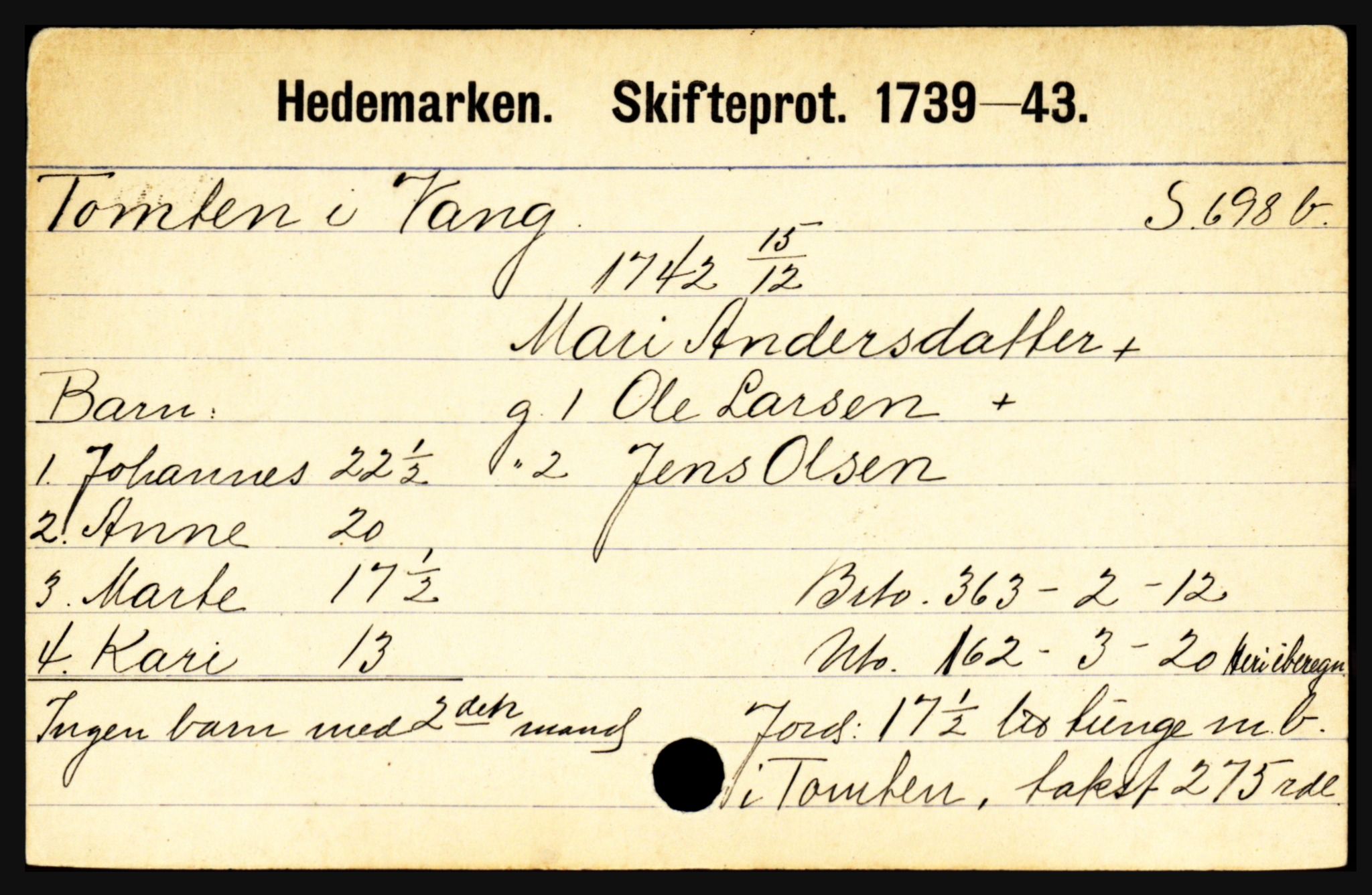 Hedemarken sorenskriveri, SAH/TING-034/J, 1663-1743, s. 4097