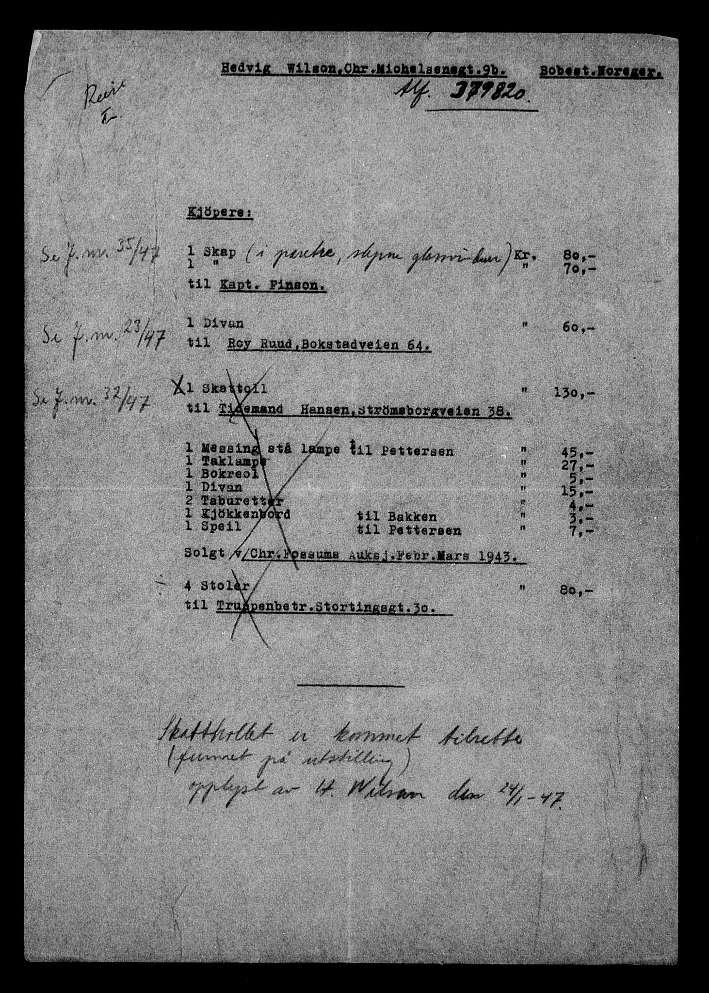 Justisdepartementet, Tilbakeføringskontoret for inndratte formuer, RA/S-1564/H/Hc/Hcc/L0986: --, 1945-1947, s. 354