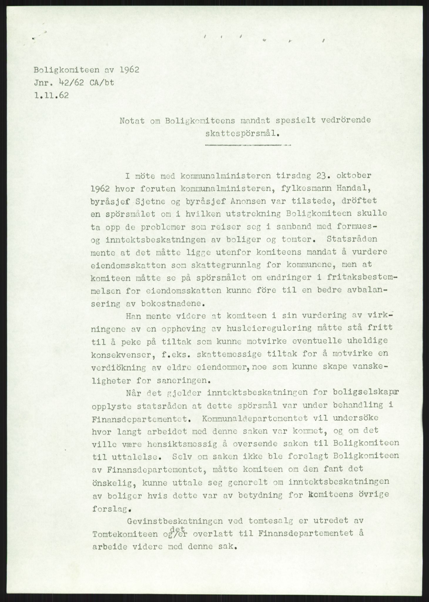 Kommunaldepartementet, Boligkomiteen av 1962, AV/RA-S-1456/D/L0002: --, 1958-1962, s. 1659