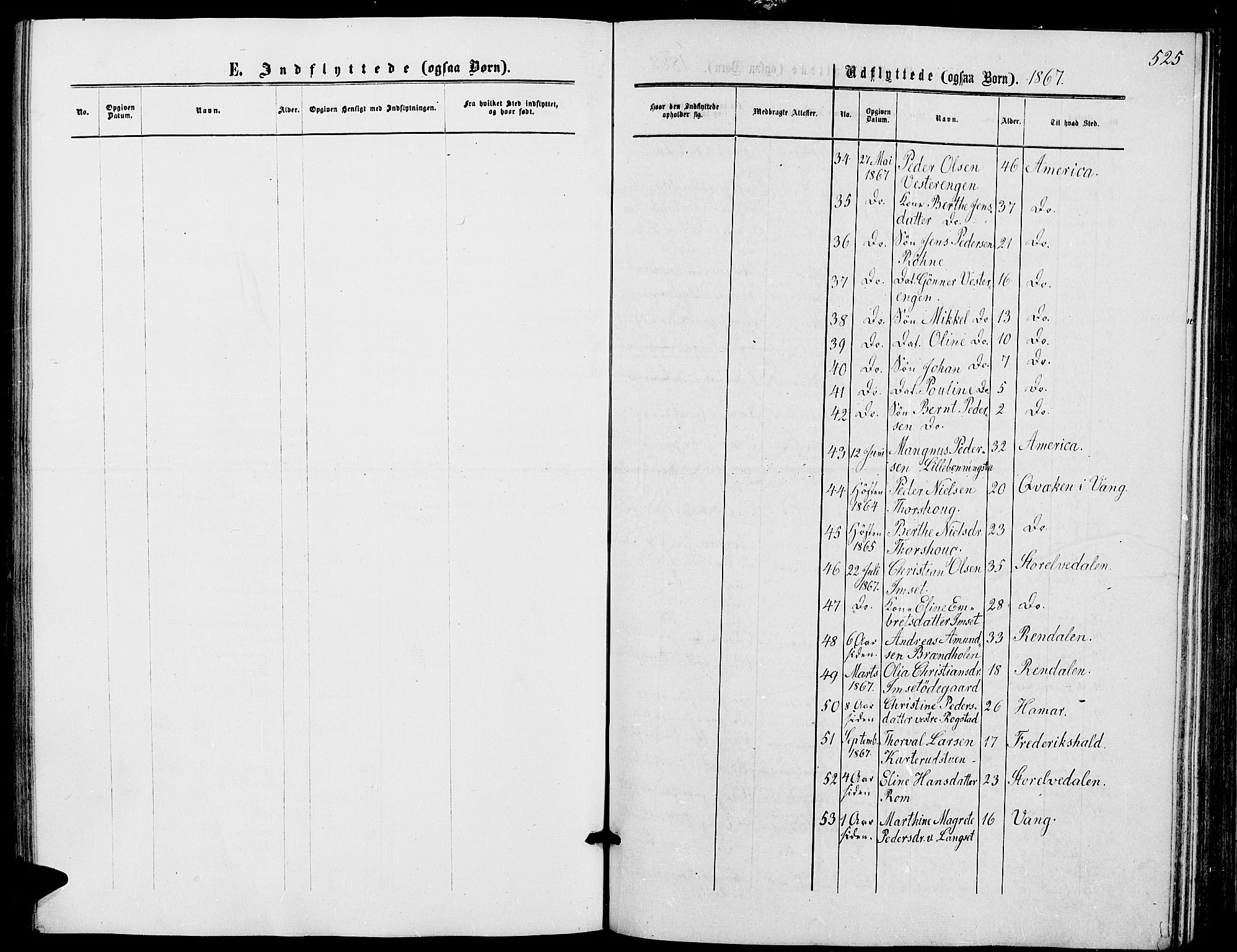 Løten prestekontor, AV/SAH-PREST-022/L/La/L0004: Klokkerbok nr. 4, 1863-1877, s. 525