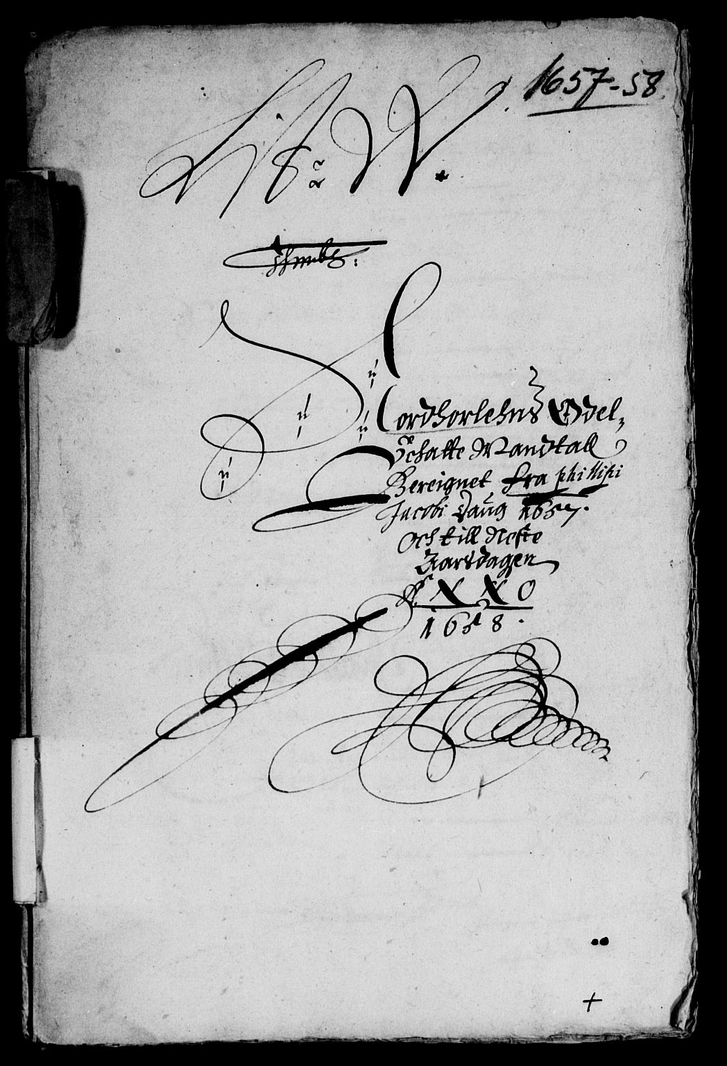 Rentekammeret inntil 1814, Reviderte regnskaper, Lensregnskaper, AV/RA-EA-5023/R/Rb/Rbt/L0139: Bergenhus len, 1657-1658