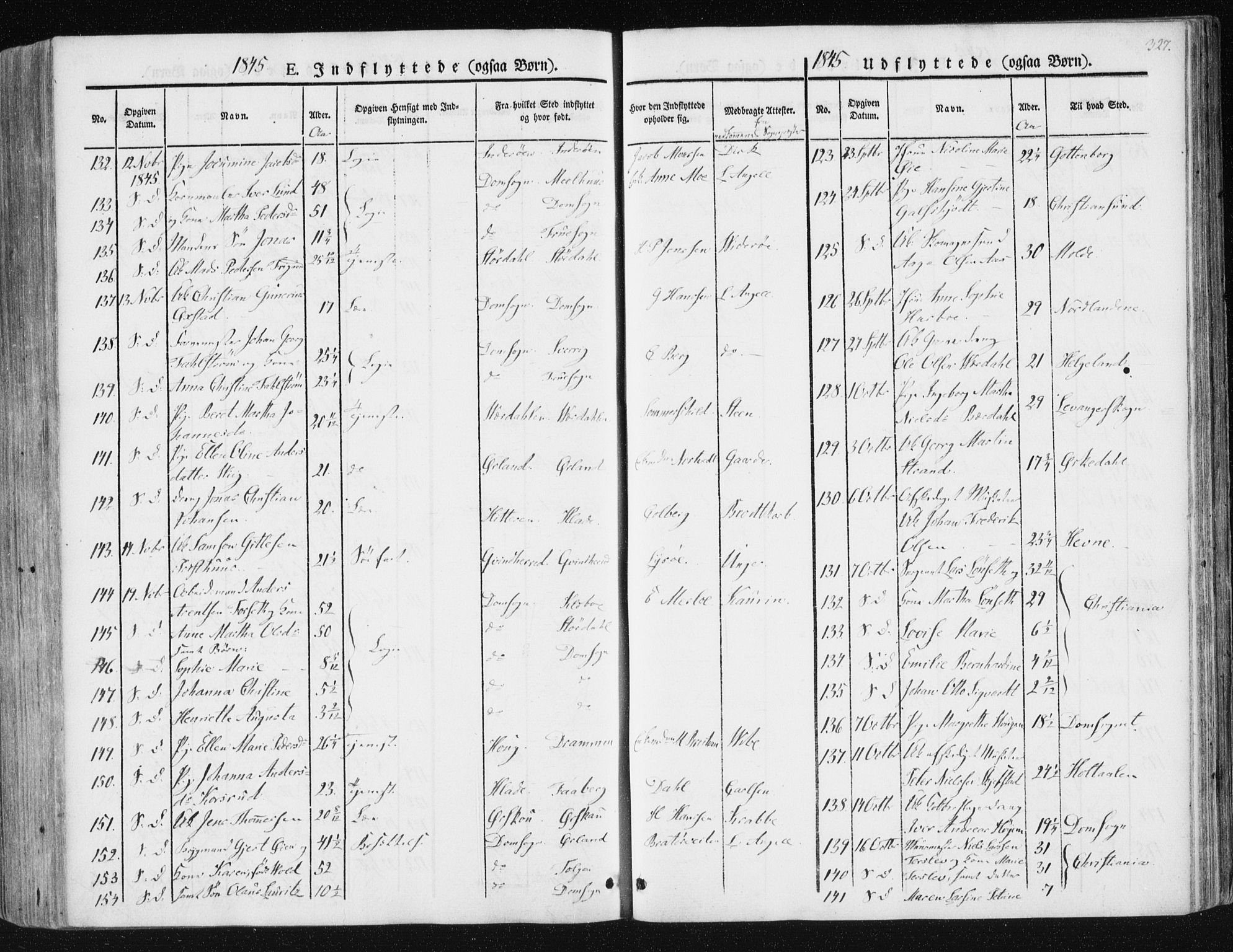 Ministerialprotokoller, klokkerbøker og fødselsregistre - Sør-Trøndelag, SAT/A-1456/602/L0110: Ministerialbok nr. 602A08, 1840-1854, s. 327