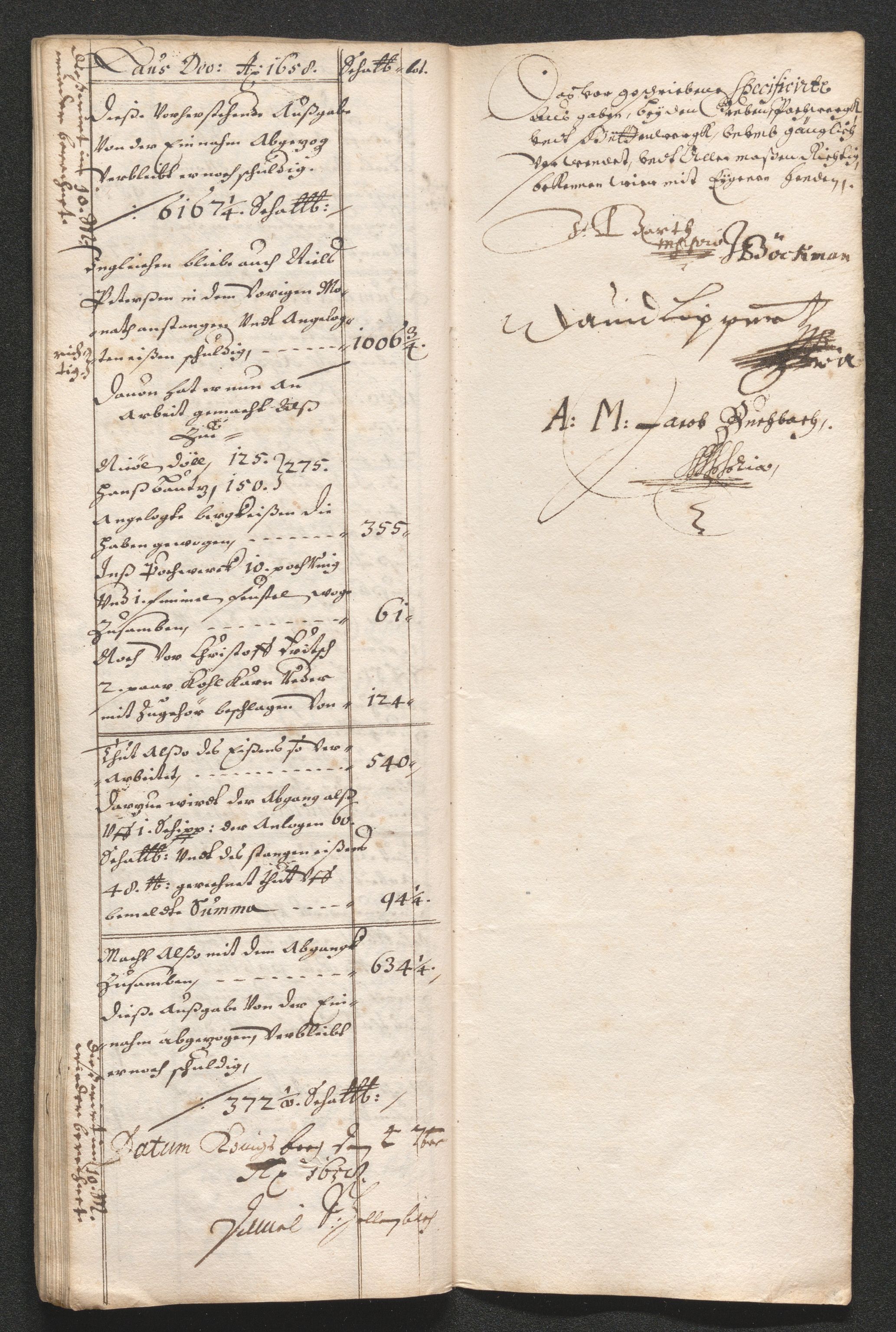 Kongsberg Sølvverk 1623-1816, AV/SAKO-EA-3135/001/D/Dc/Dcd/L0033: Utgiftsregnskap for gruver m.m. , 1658, s. 465