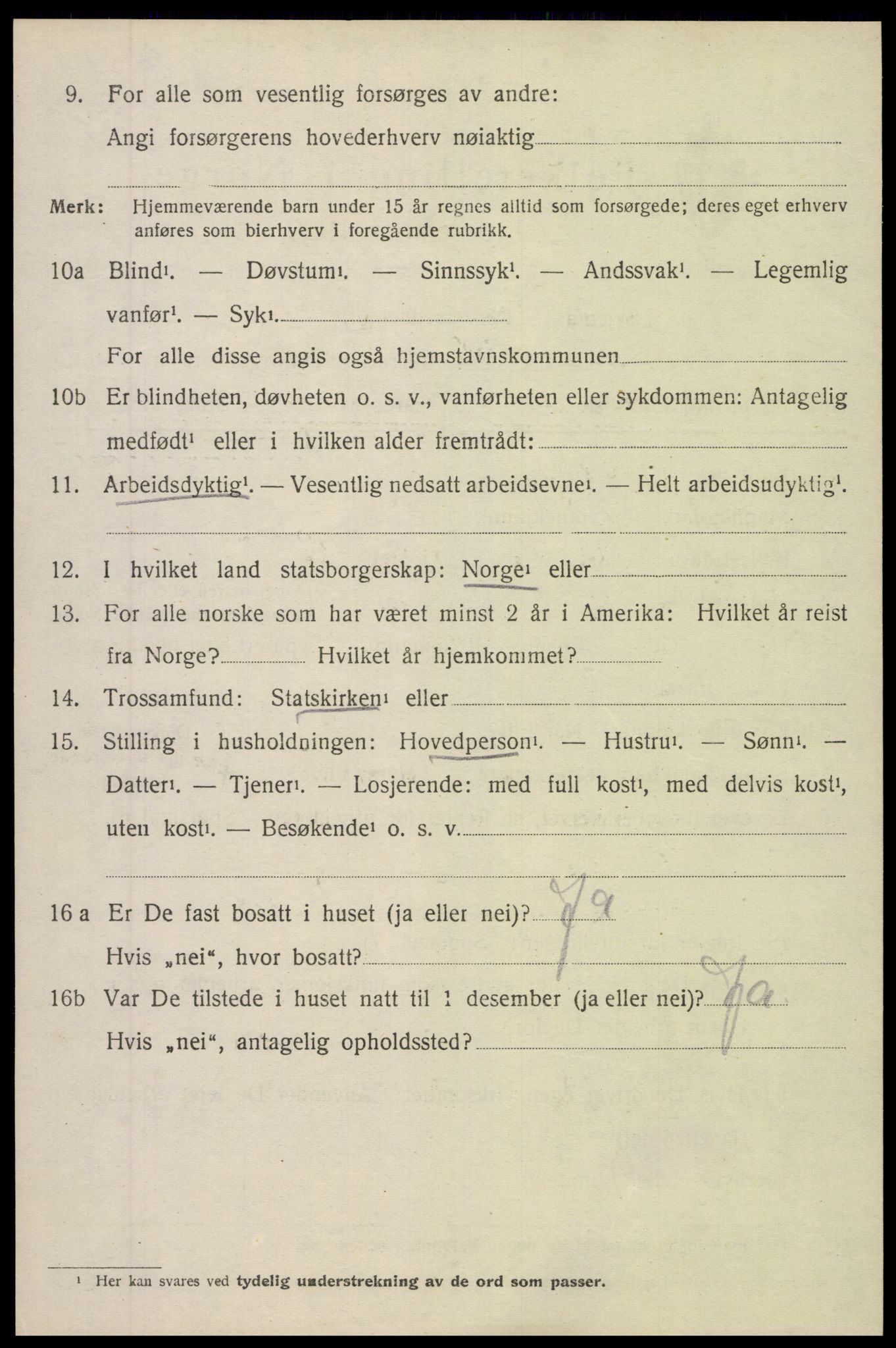 SAK, Folketelling 1920 for 0920 Øyestad herred, 1920, s. 8907