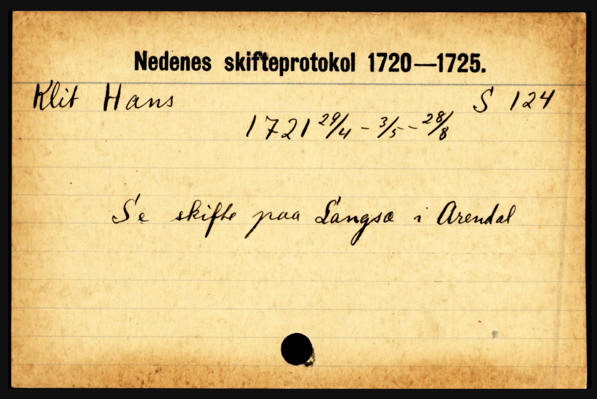 Nedenes sorenskriveri før 1824, SAK/1221-0007/H, s. 14951