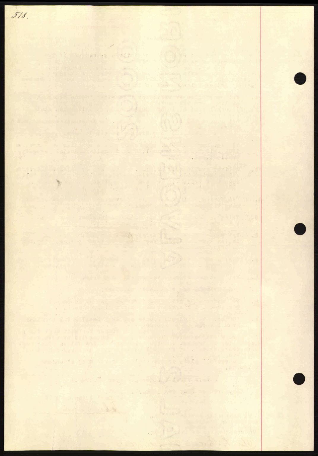 Nordmøre sorenskriveri, SAT/A-4132/1/2/2Ca: Pantebok nr. B84, 1938-1939, Dagboknr: 45/1939