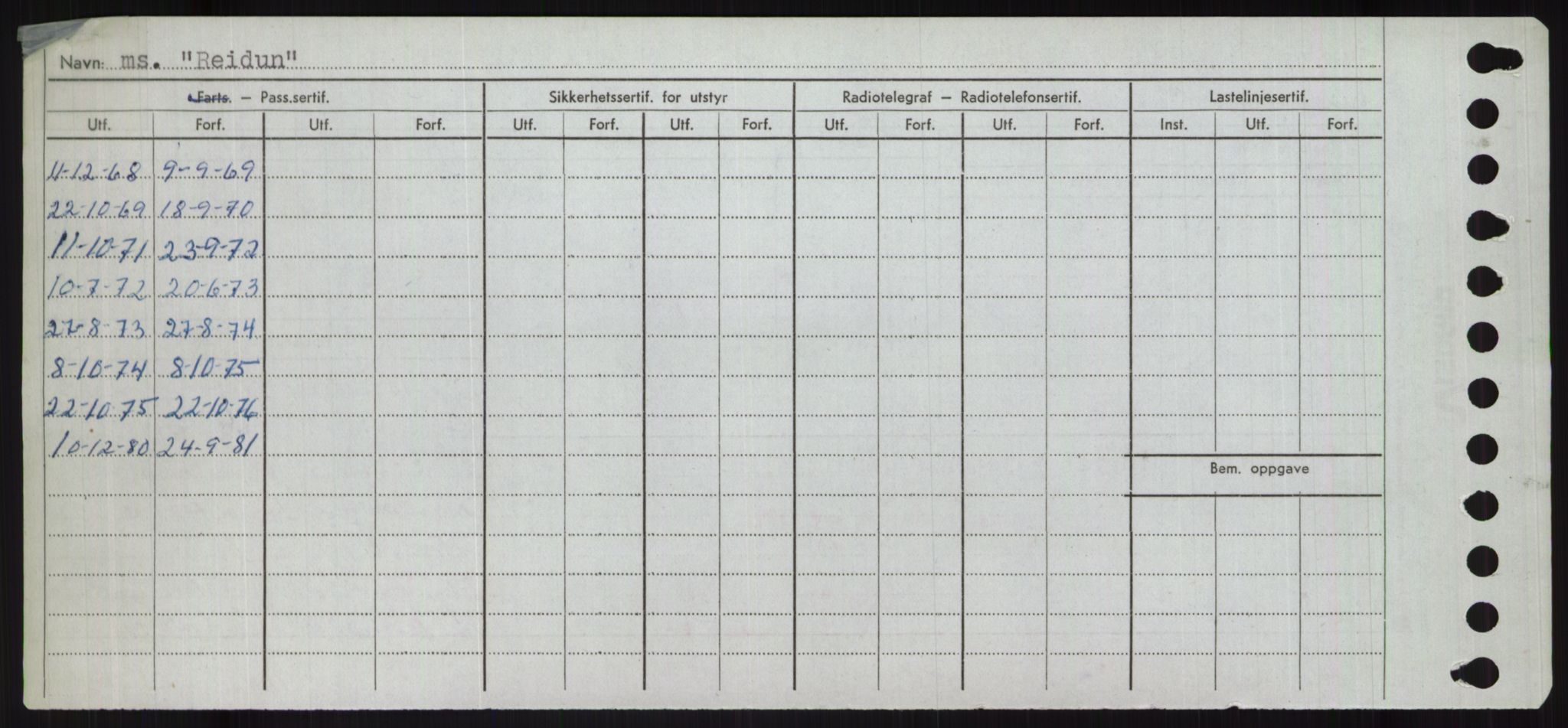 Sjøfartsdirektoratet med forløpere, Skipsmålingen, RA/S-1627/H/Ha/L0004/0002: Fartøy, Mas-R / Fartøy, Odin-R, s. 592