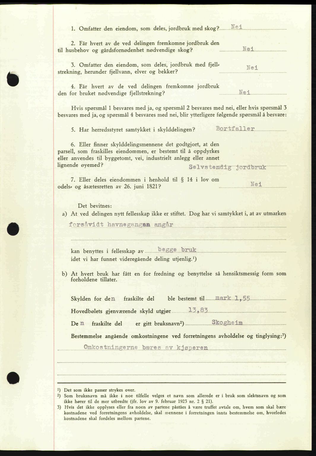 Nordmøre sorenskriveri, AV/SAT-A-4132/1/2/2Ca: Pantebok nr. A92, 1942-1942, Dagboknr: 543/1942