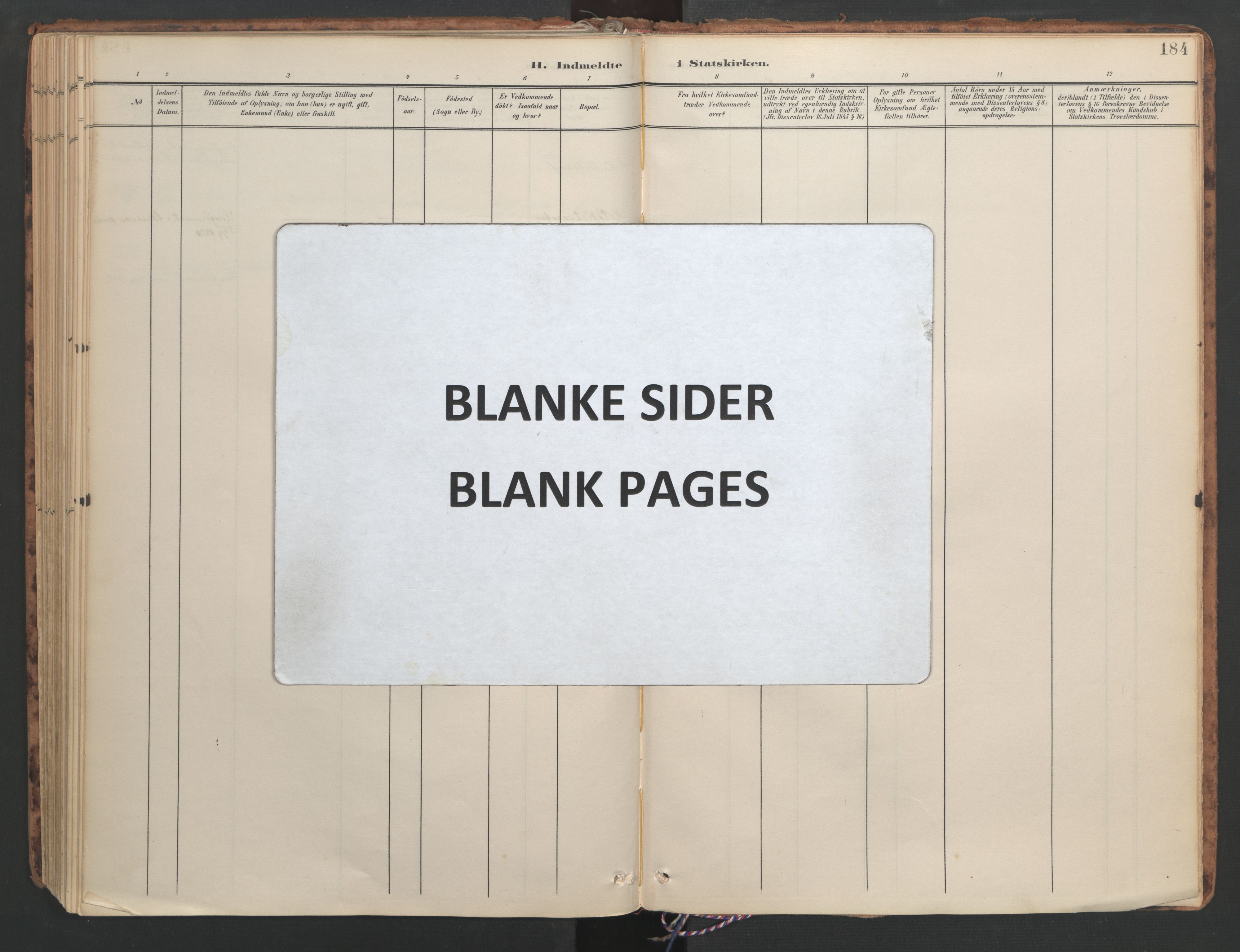 Ministerialprotokoller, klokkerbøker og fødselsregistre - Møre og Romsdal, AV/SAT-A-1454/582/L0948: Ministerialbok nr. 582A02, 1901-1922, s. 184