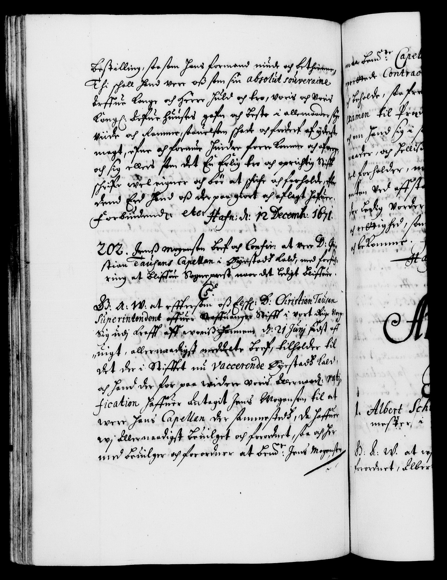 Danske Kanselli 1572-1799, RA/EA-3023/F/Fc/Fca/Fcaa/L0011: Norske registre (mikrofilm), 1670-1673, s. 509b
