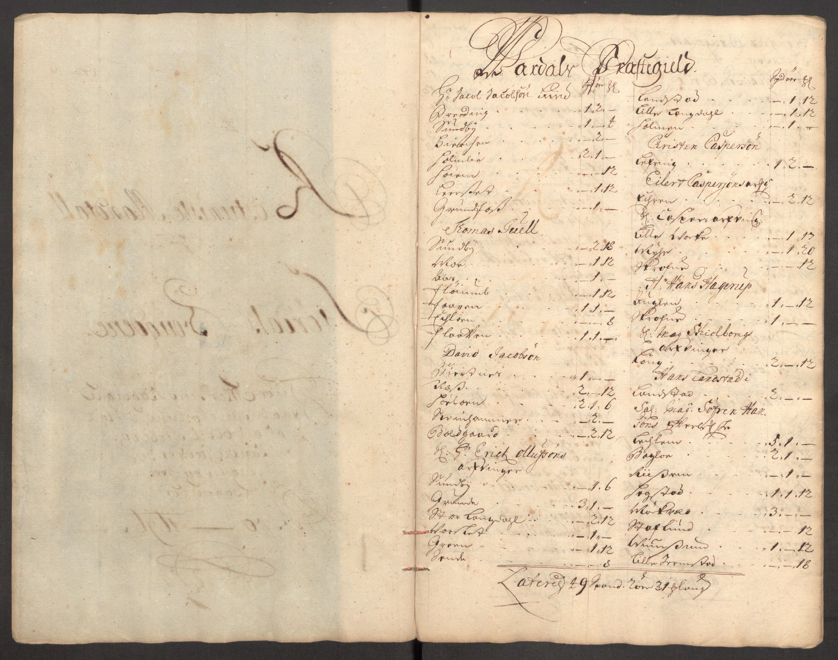 Rentekammeret inntil 1814, Reviderte regnskaper, Fogderegnskap, AV/RA-EA-4092/R62/L4188: Fogderegnskap Stjørdal og Verdal, 1696, s. 111