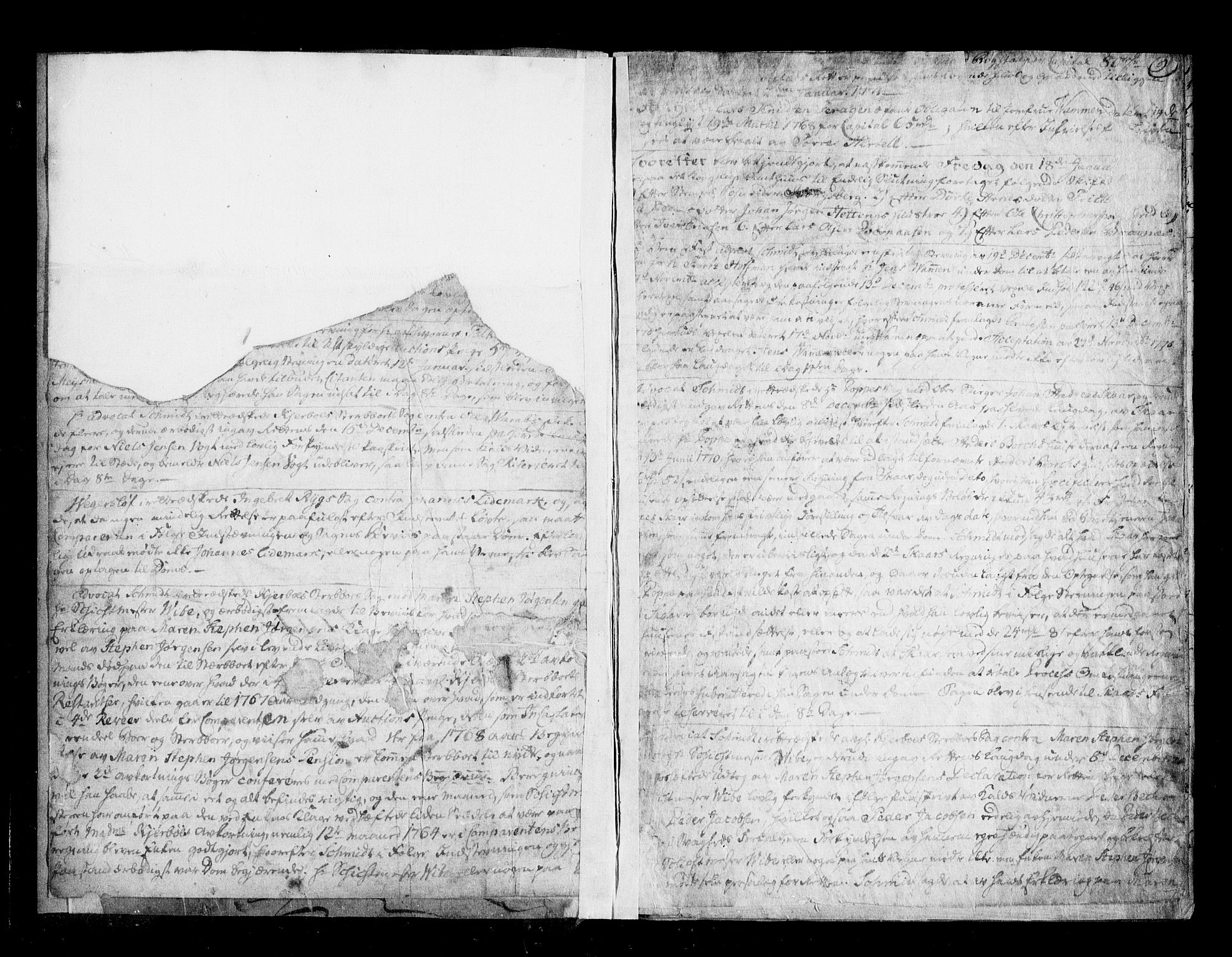 Kongsberg byfogd, AV/SAKO-A-84/F/Fa/L0011: Tingbok, 1771-1776, s. 9