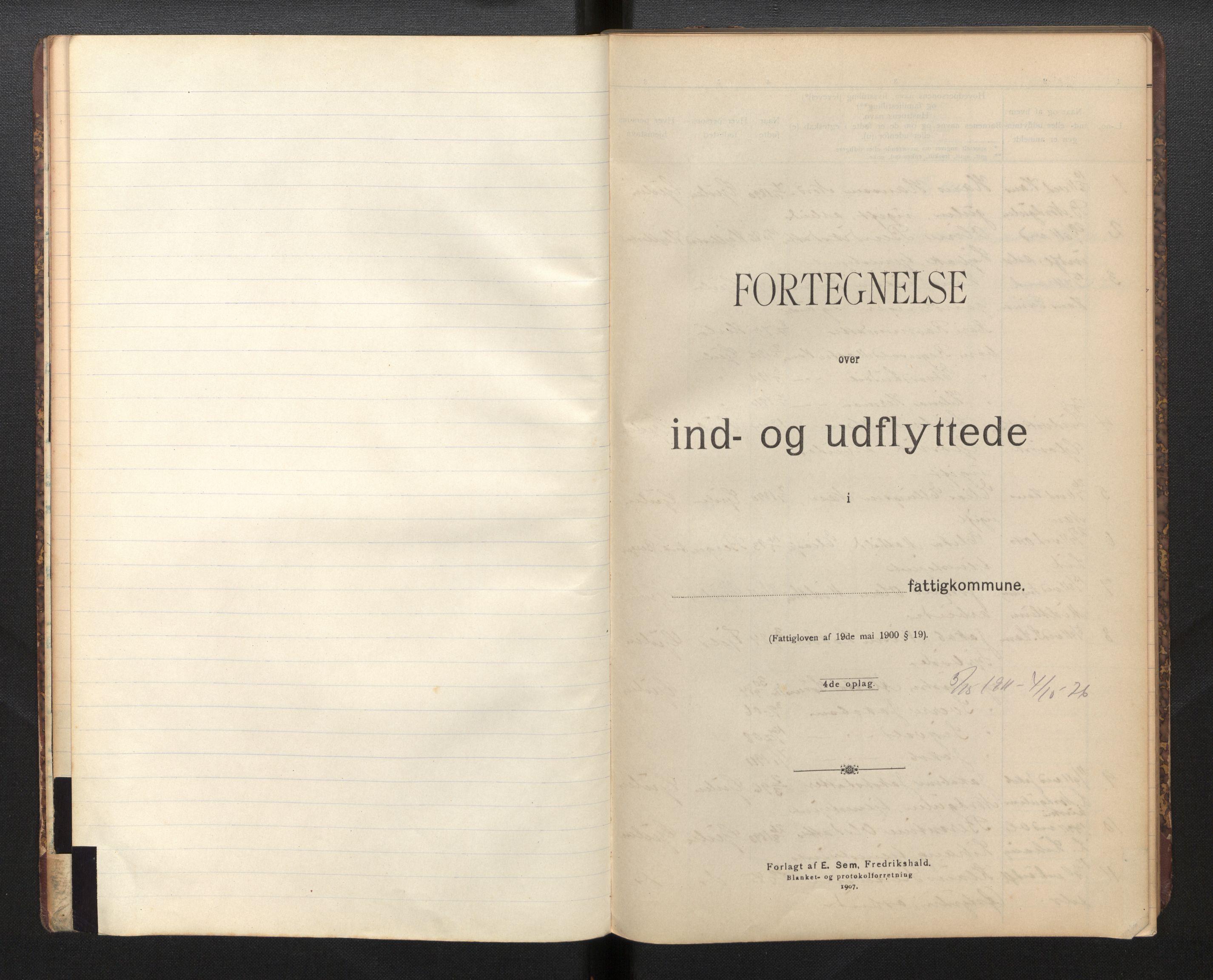 Lensmannen i Gulen, AV/SAB-A-27901/0020/L0002: Protokoll for inn- og utflytte, 1911-1926