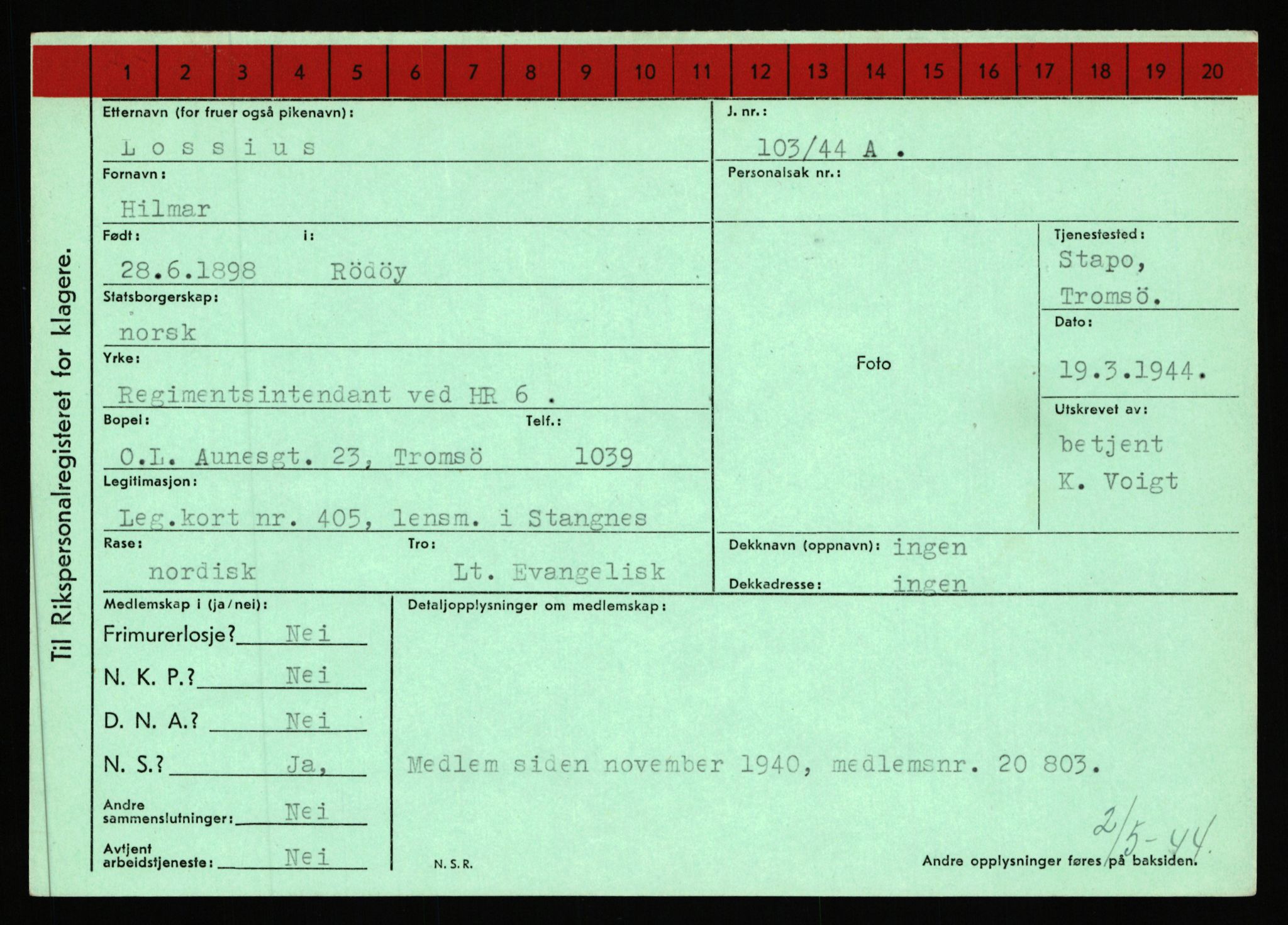 Statspolitiet - Hovedkontoret / Osloavdelingen, AV/RA-S-1329/C/Ca/L0010: Lind - Moksnes, 1943-1945, s. 762