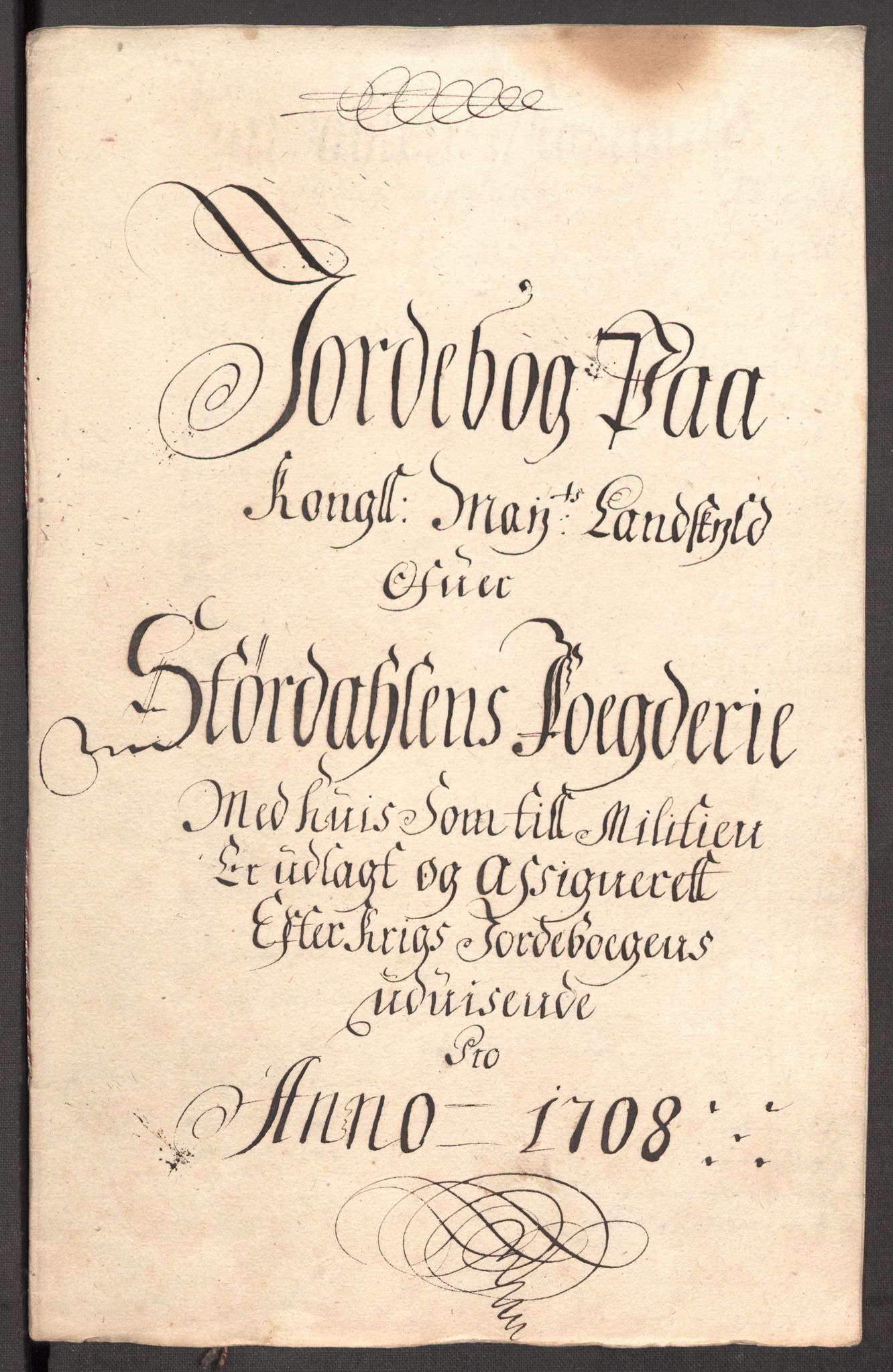 Rentekammeret inntil 1814, Reviderte regnskaper, Fogderegnskap, RA/EA-4092/R62/L4198: Fogderegnskap Stjørdal og Verdal, 1708, s. 147